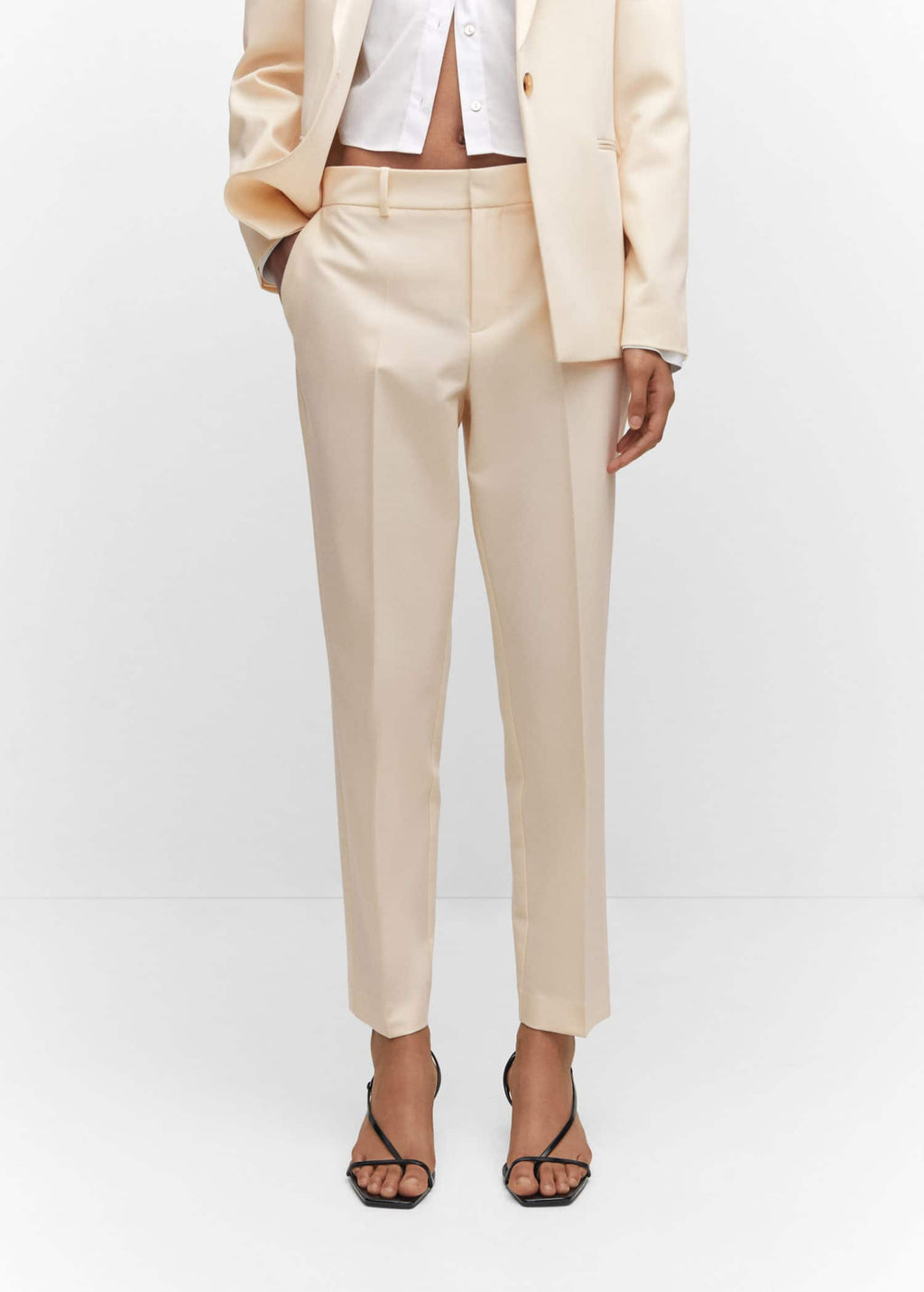 Pantalón recto traje