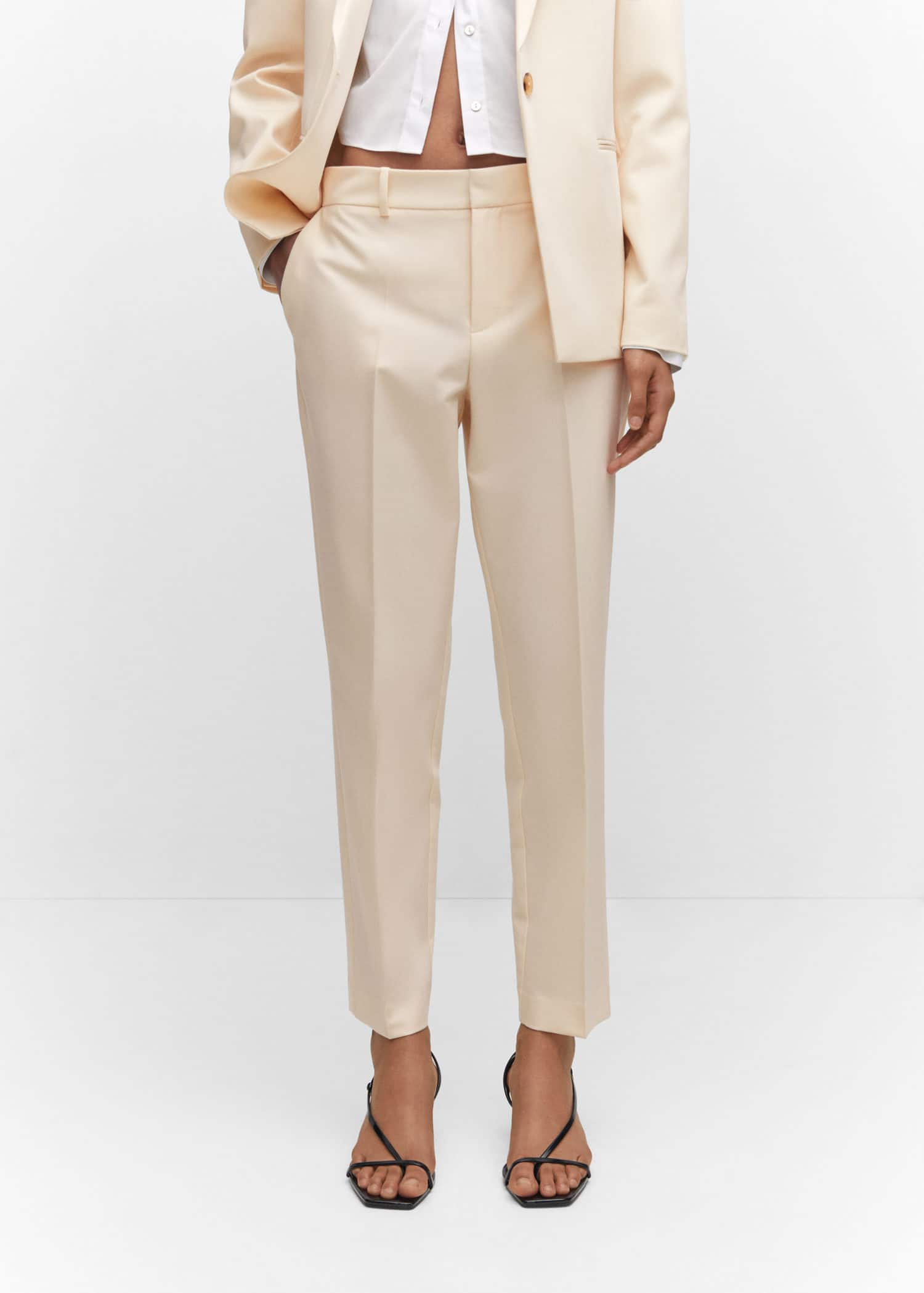 Pantalón recto traje