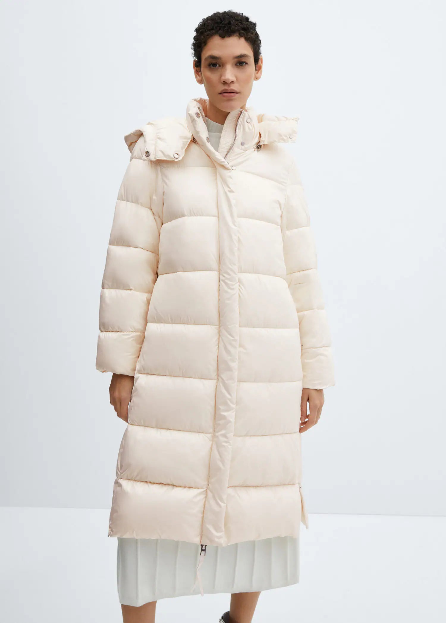 Anorak acolchado impermeable capucha