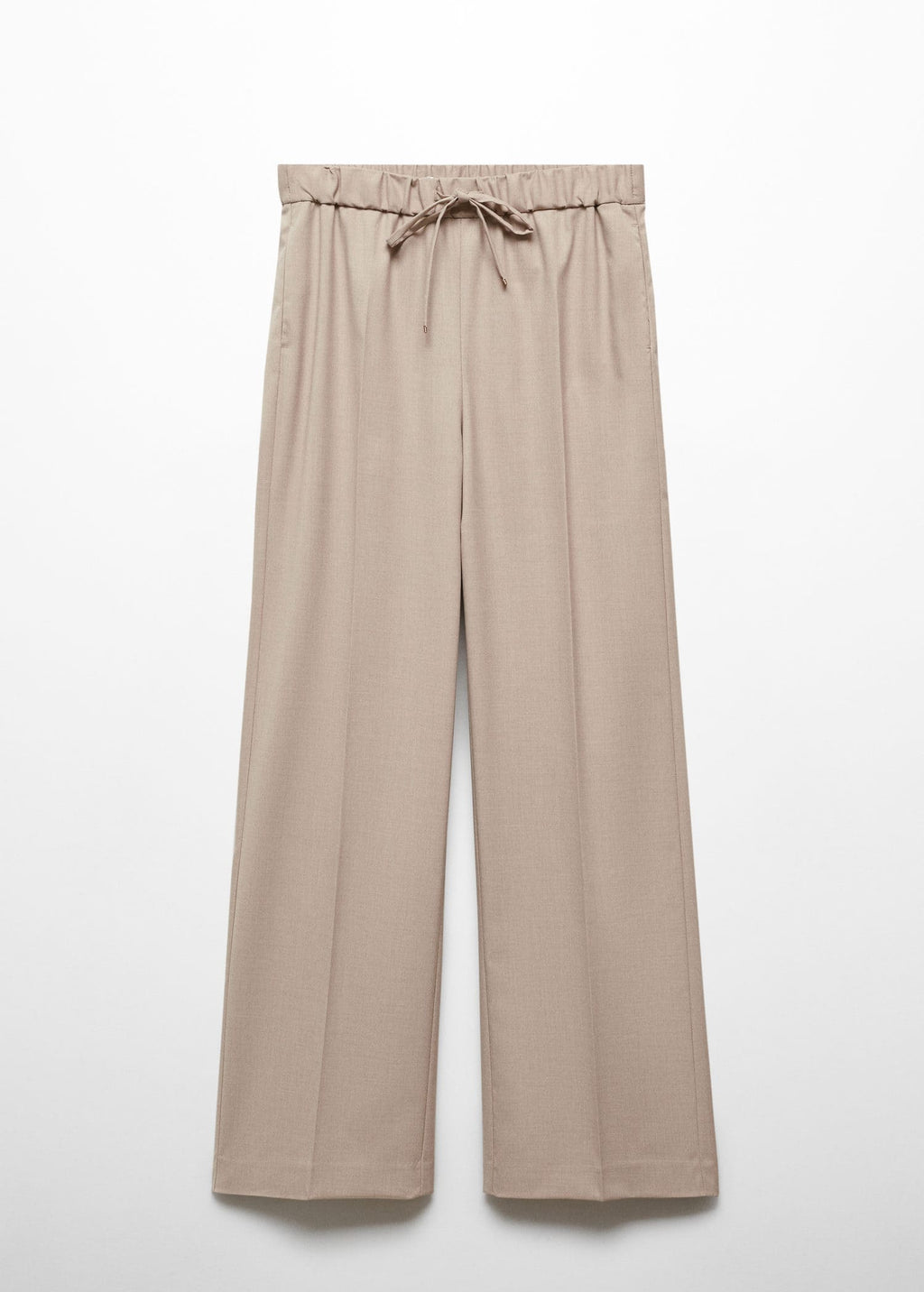 Pantalón wideleg cintura elástica