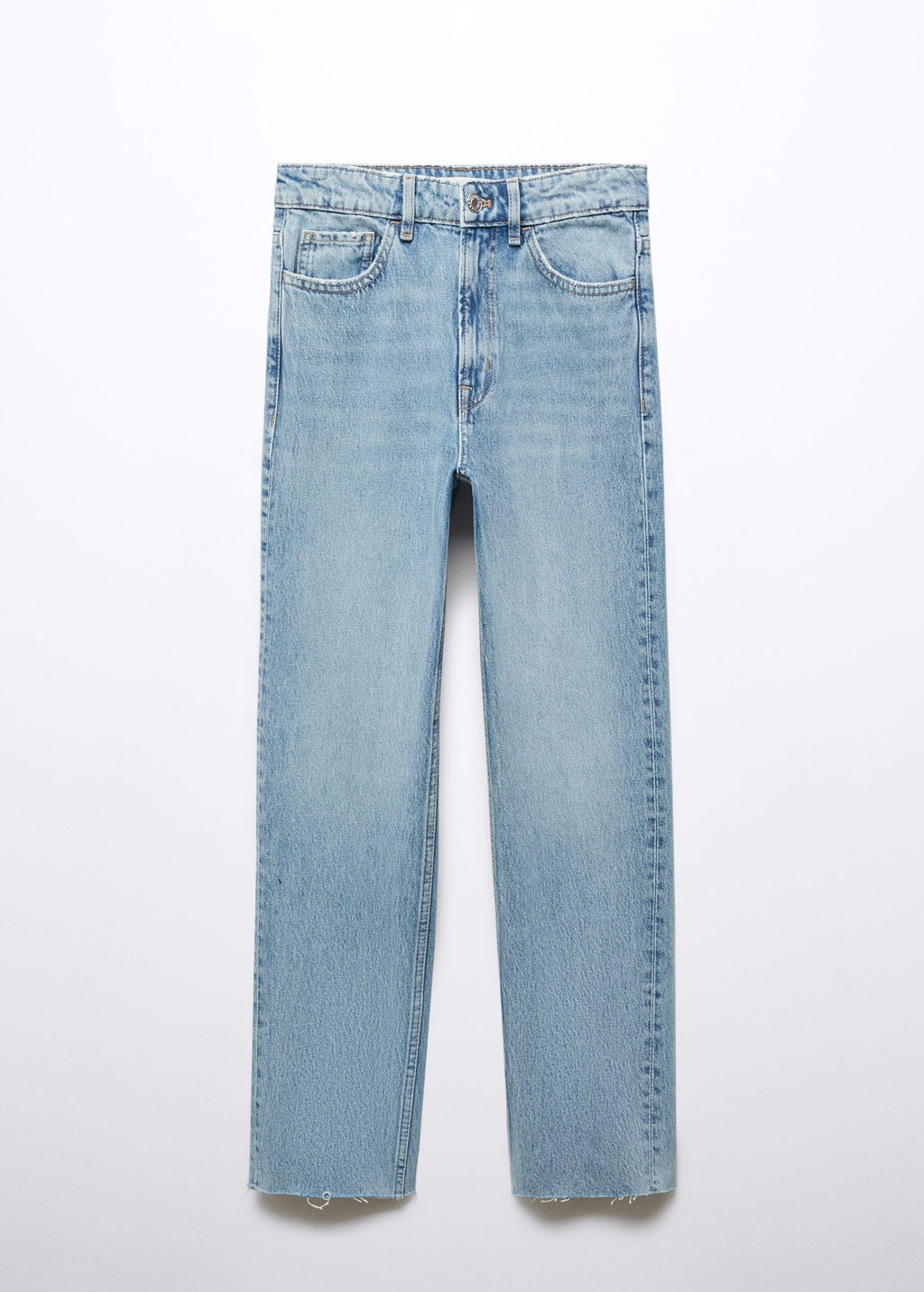 Jeans rectos crop