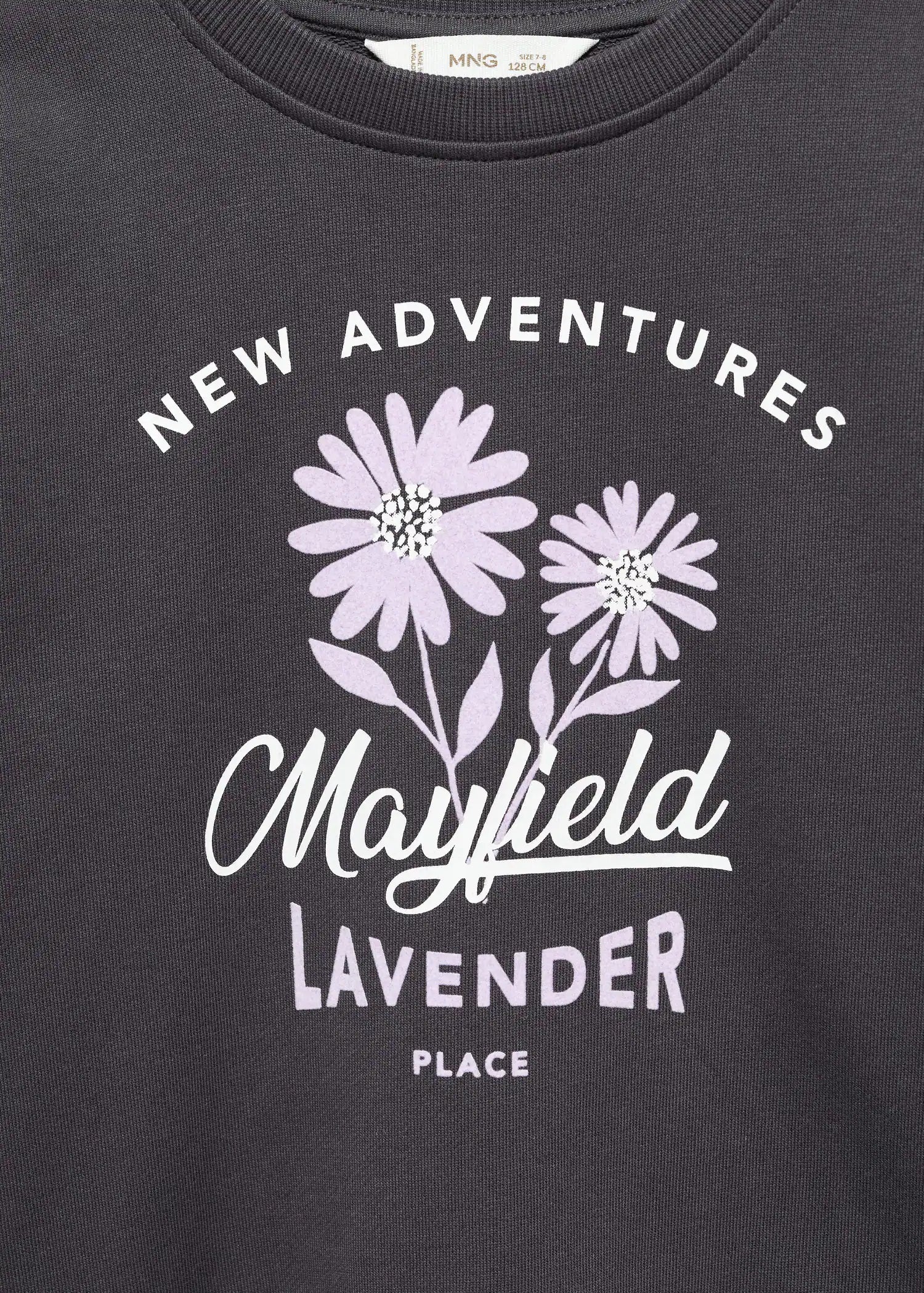 Sudadera algodón estampada