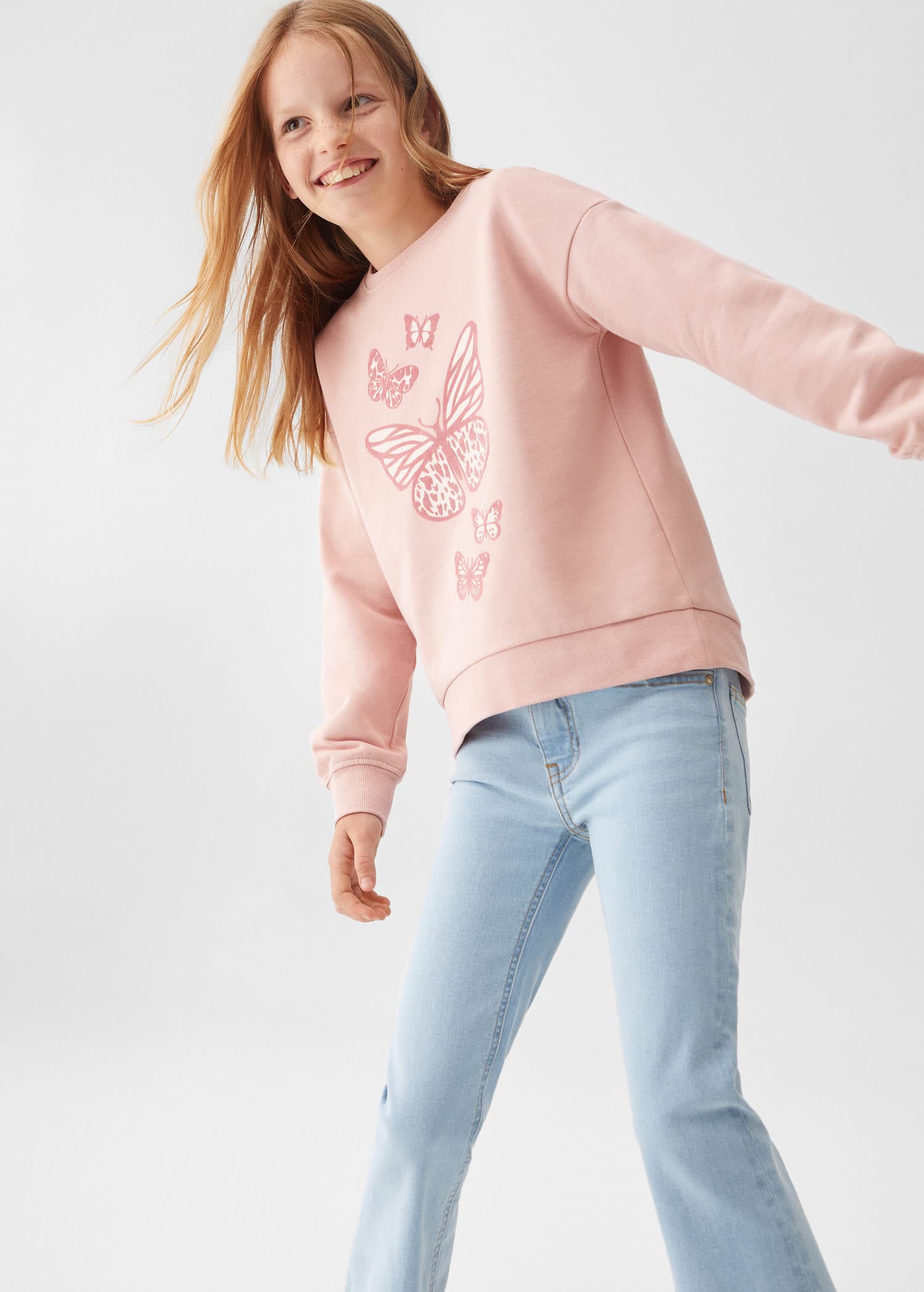 Sudadera algodón estampada