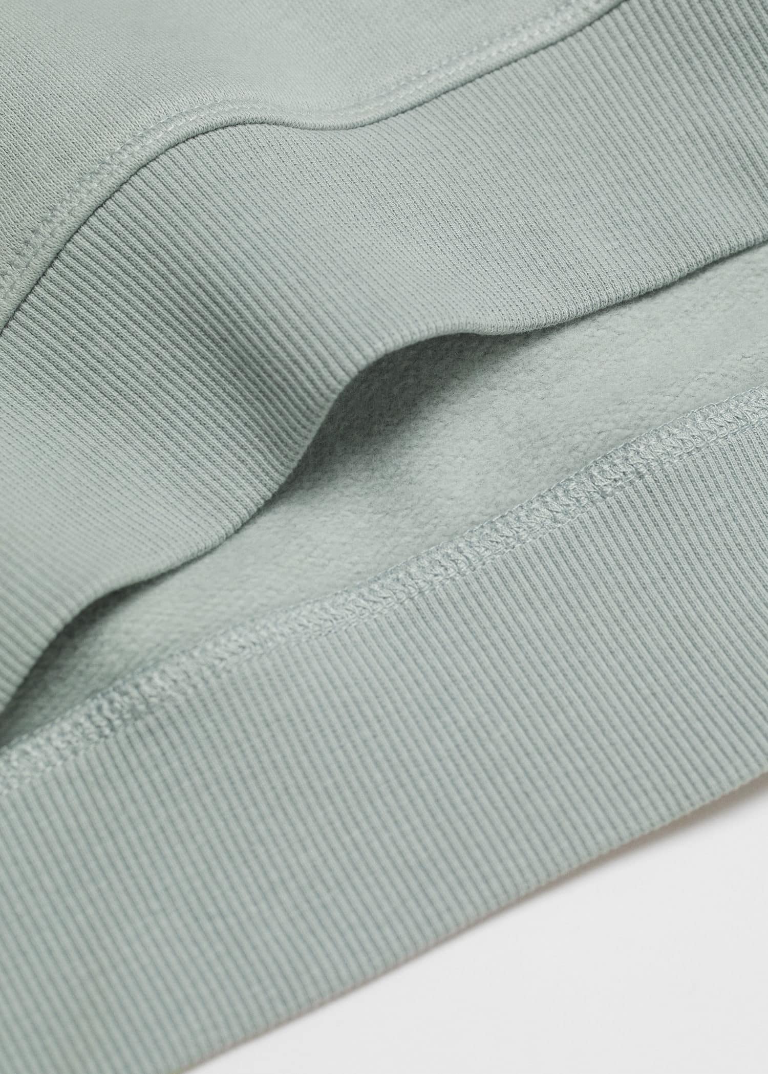 Sudadera mensaje estampado