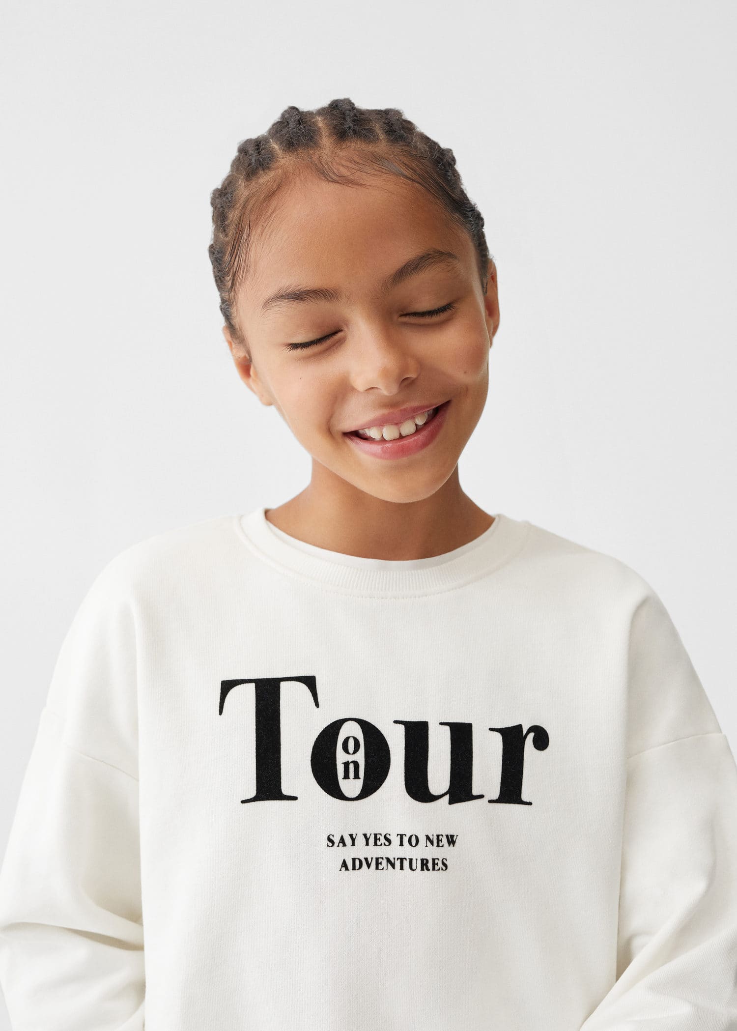 Sudadera algodón estampada