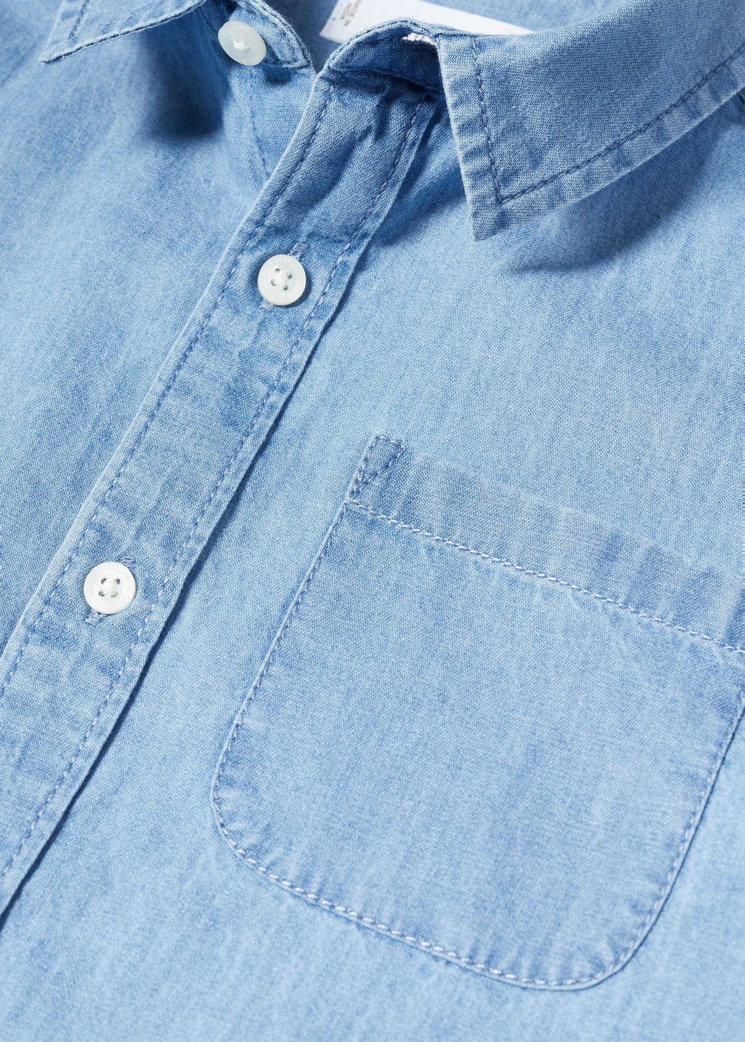 Camisa regular fit denim