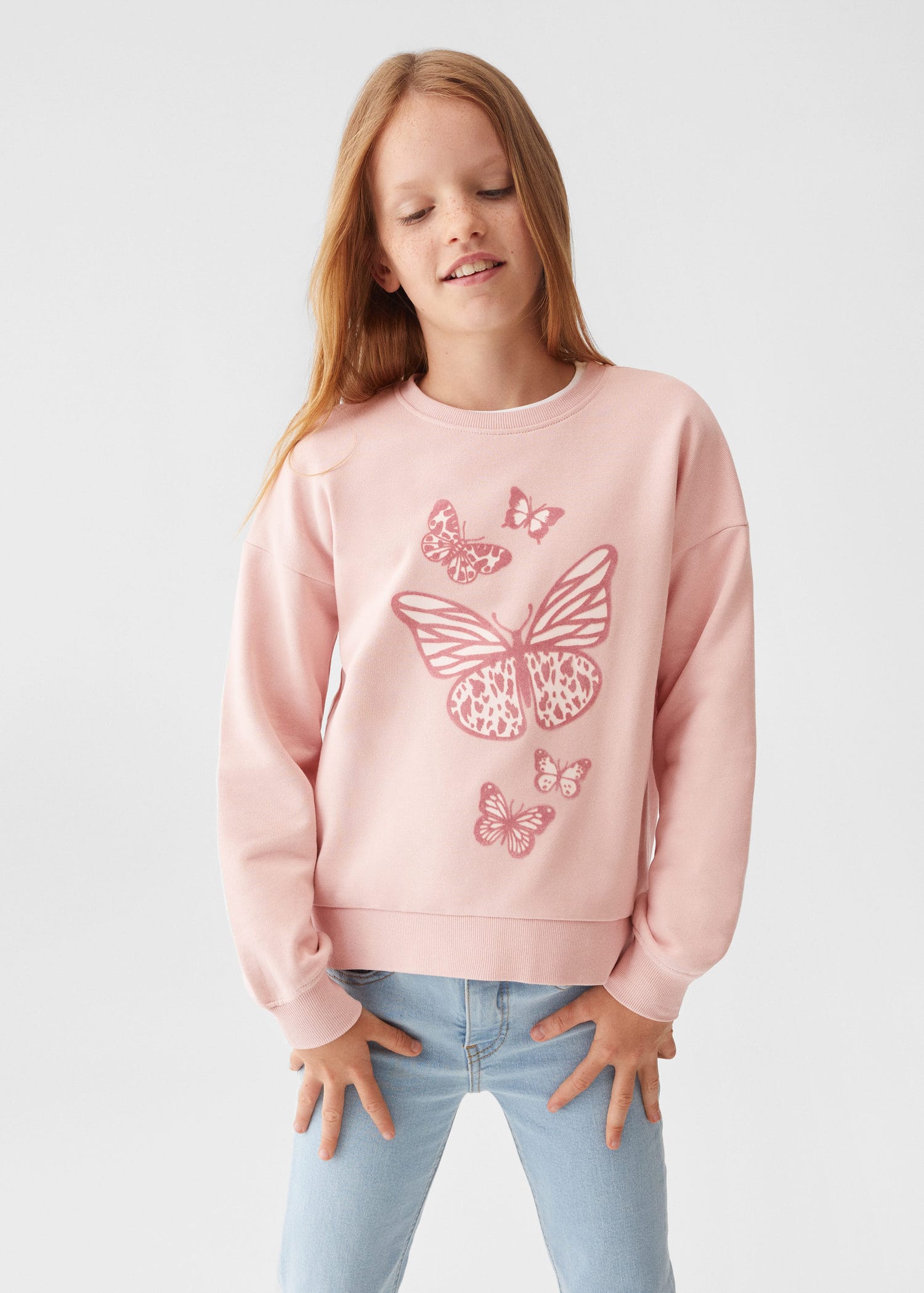 Sudadera algodón estampada