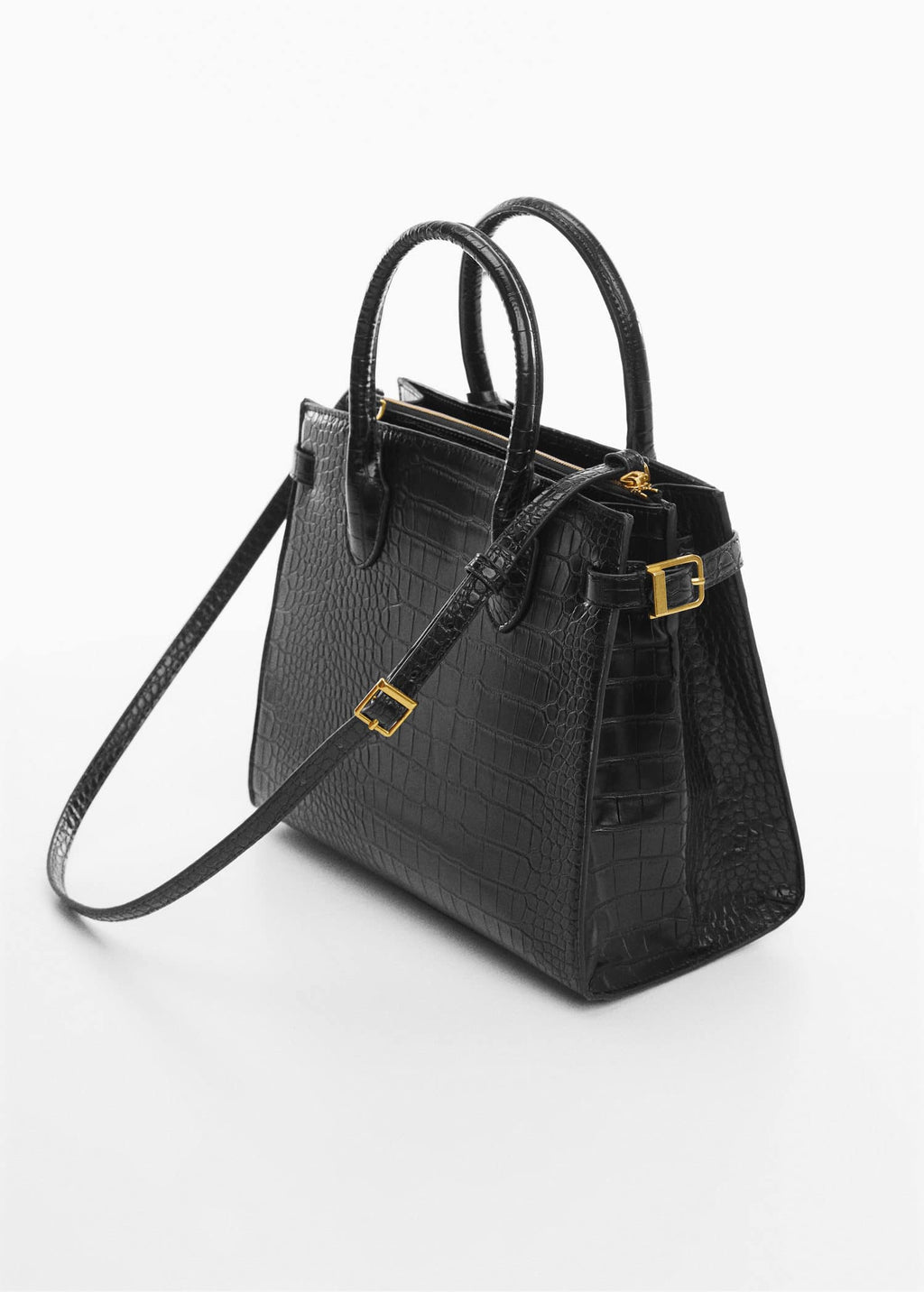 Bolso doble asa efecto coco