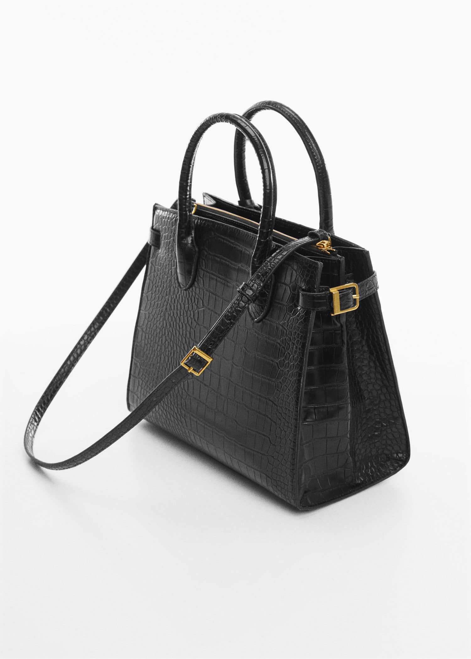 Bolso doble asa efecto coco