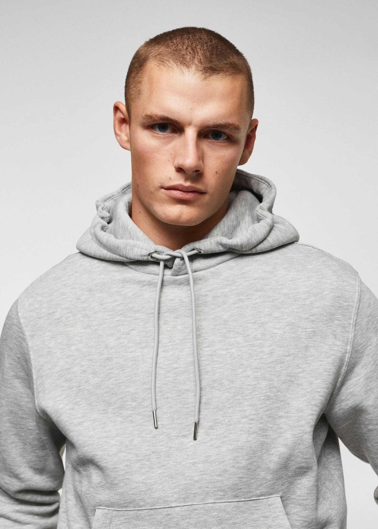 Sudadera algodón canguro capucha