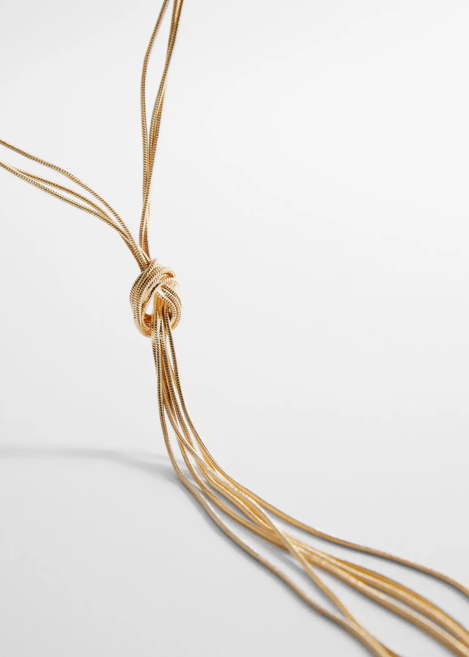 Collar cadenas nudo