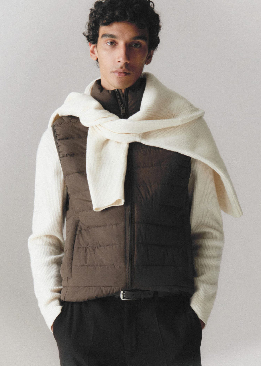 Chaleco acolchado ultra ligero water-repellent