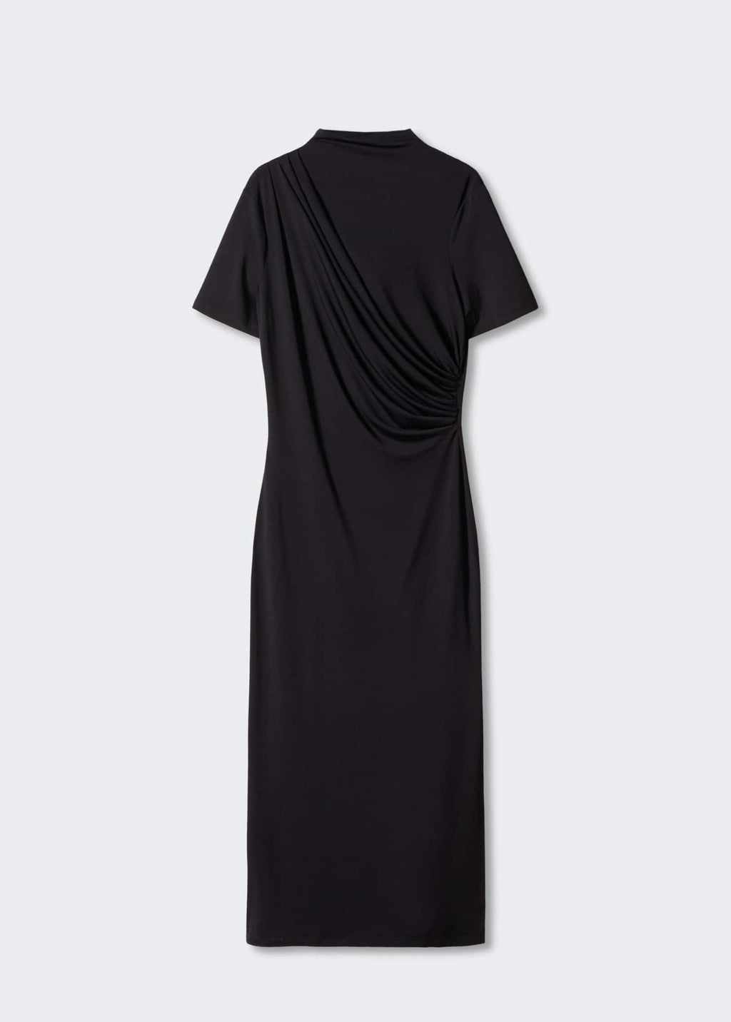 Vestido punto detalle drapeado