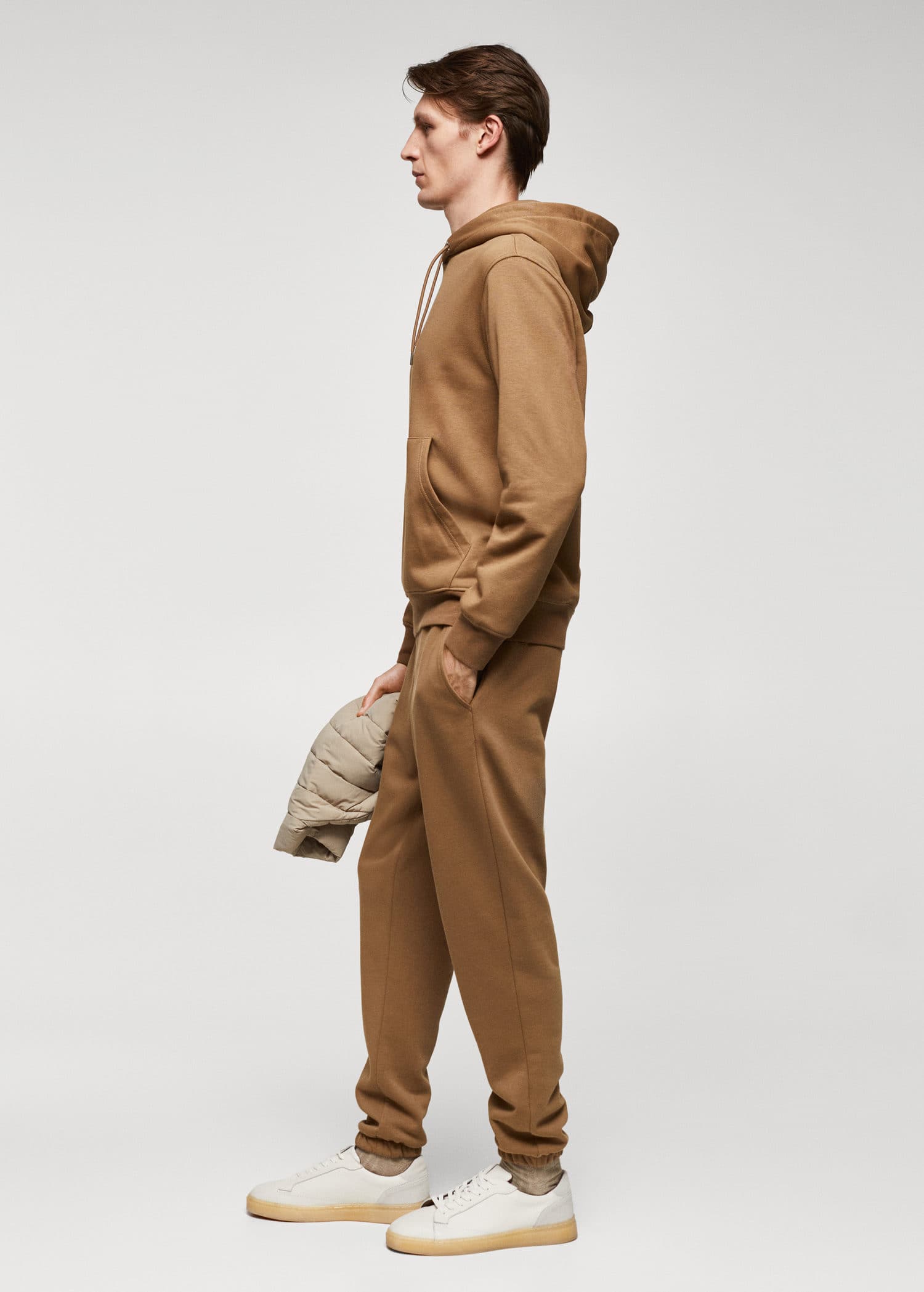 Sudadera algodón canguro capucha