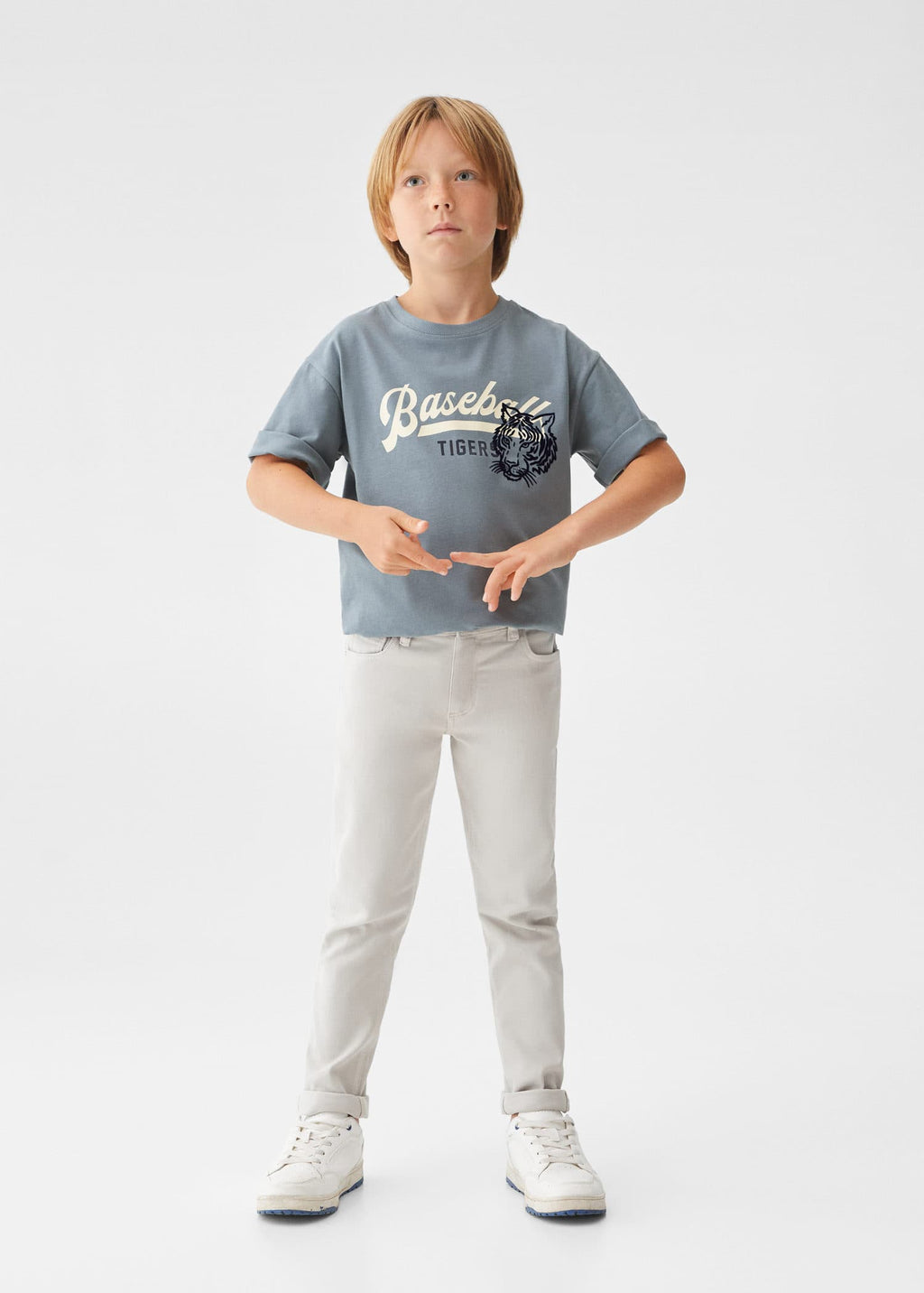 Camiseta estampada algodón