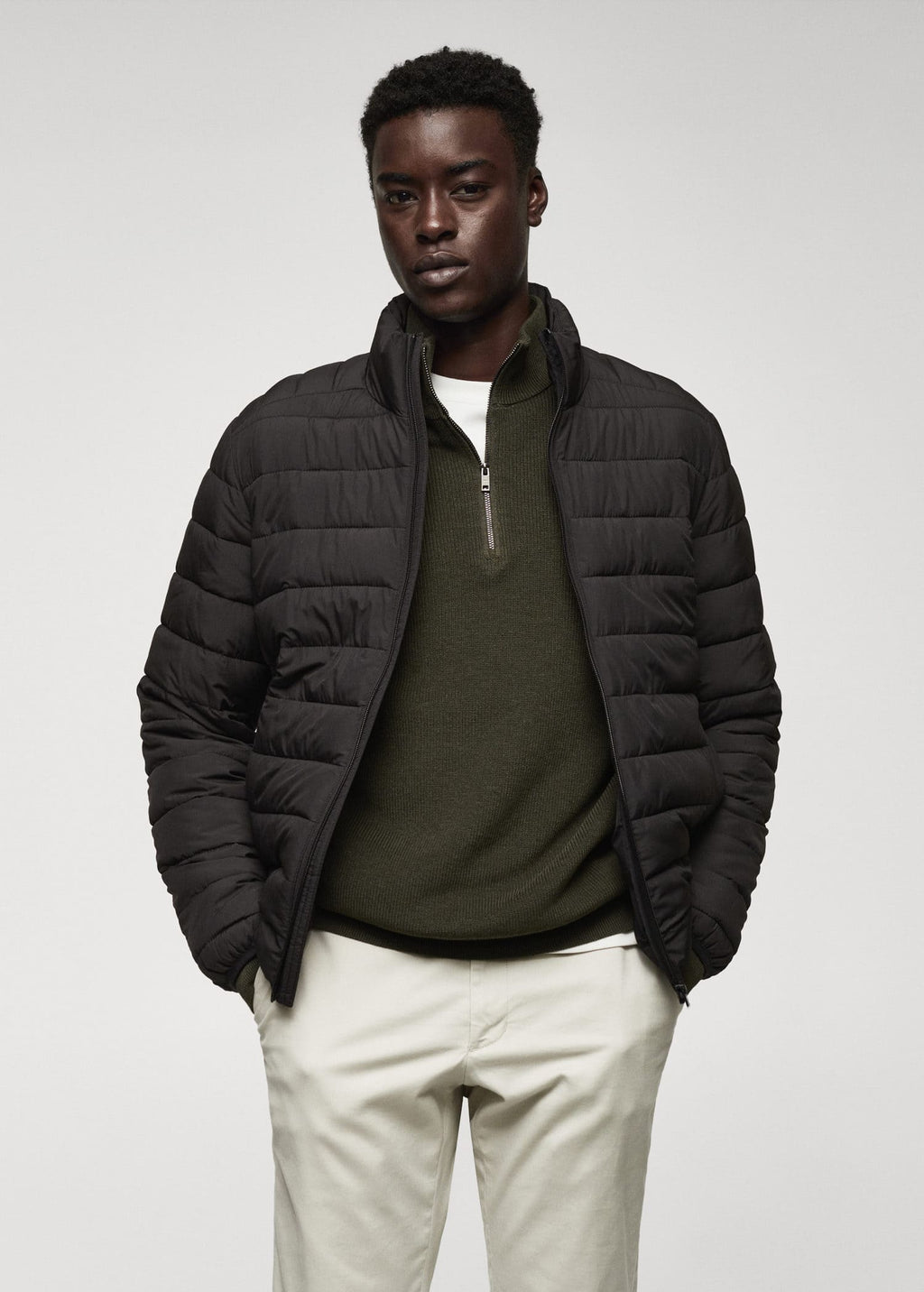 Anorak acolchada ultra ligera water-repellent