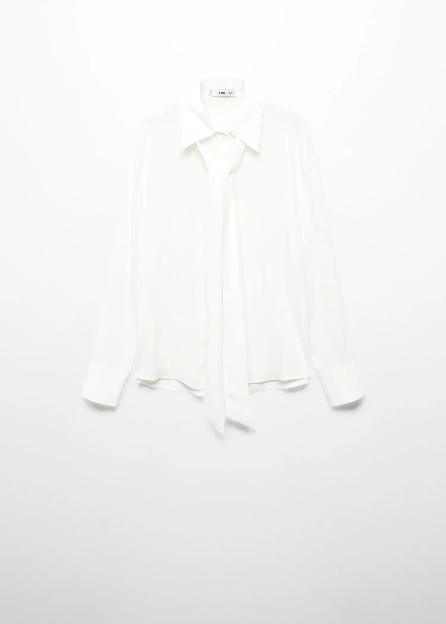 Blusa lazo cuello