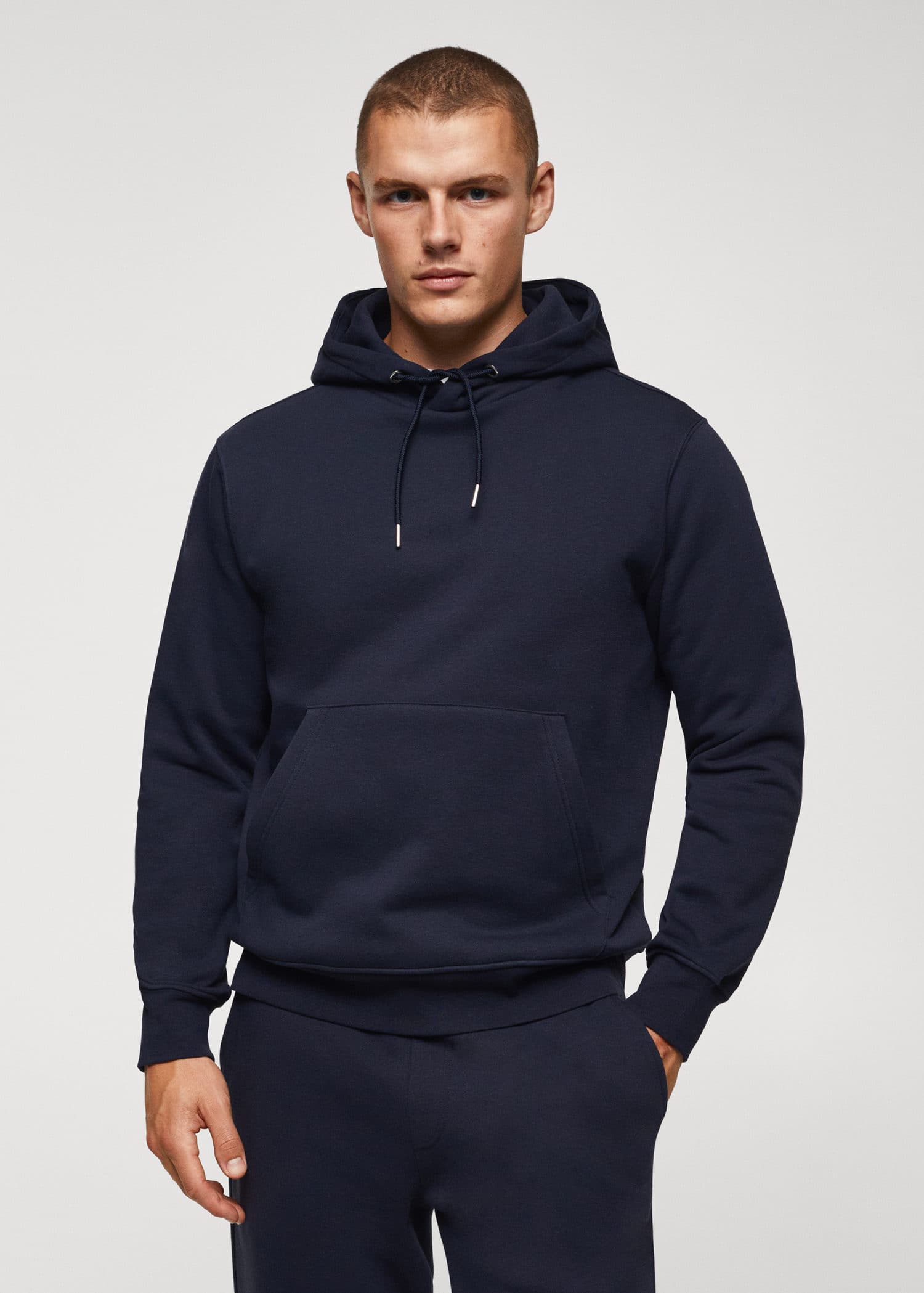 Sudadera algodón canguro capucha
