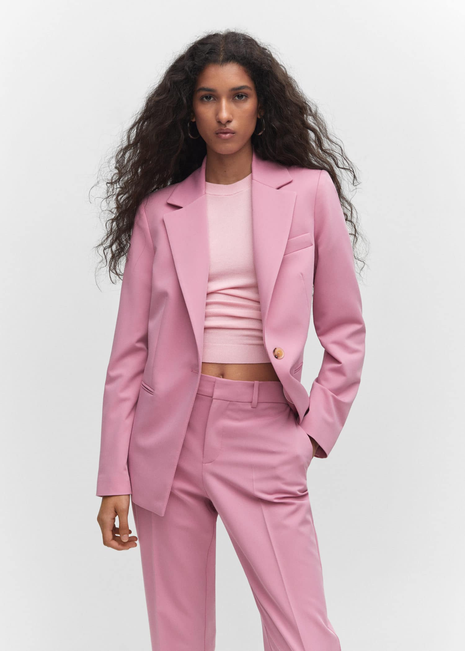 Pantalón recto traje