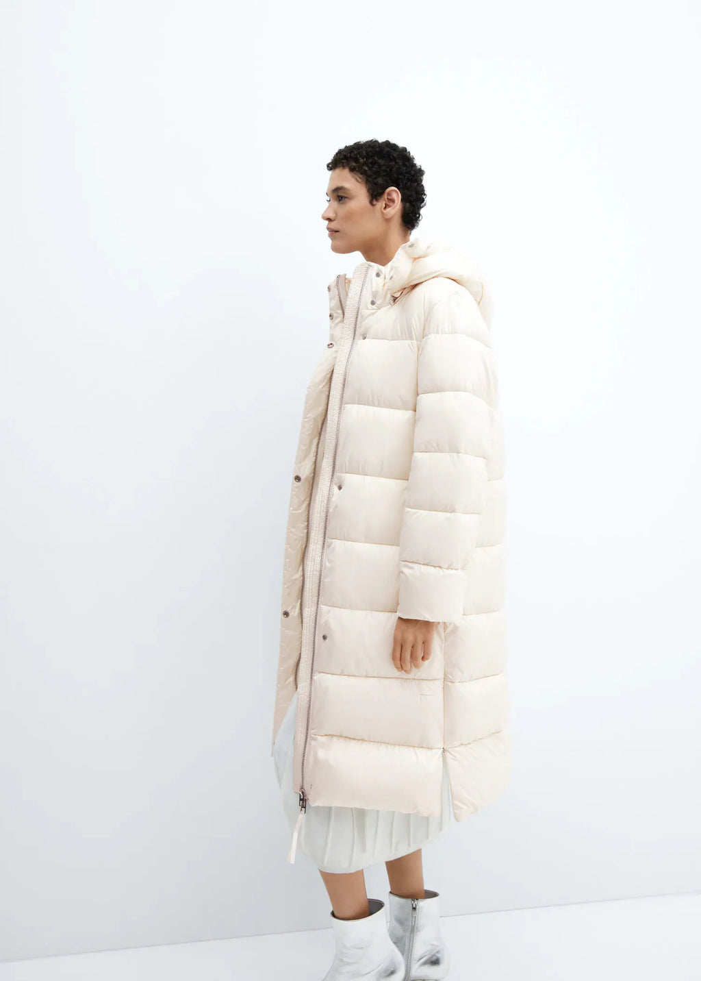 Anorak acolchado impermeable capucha