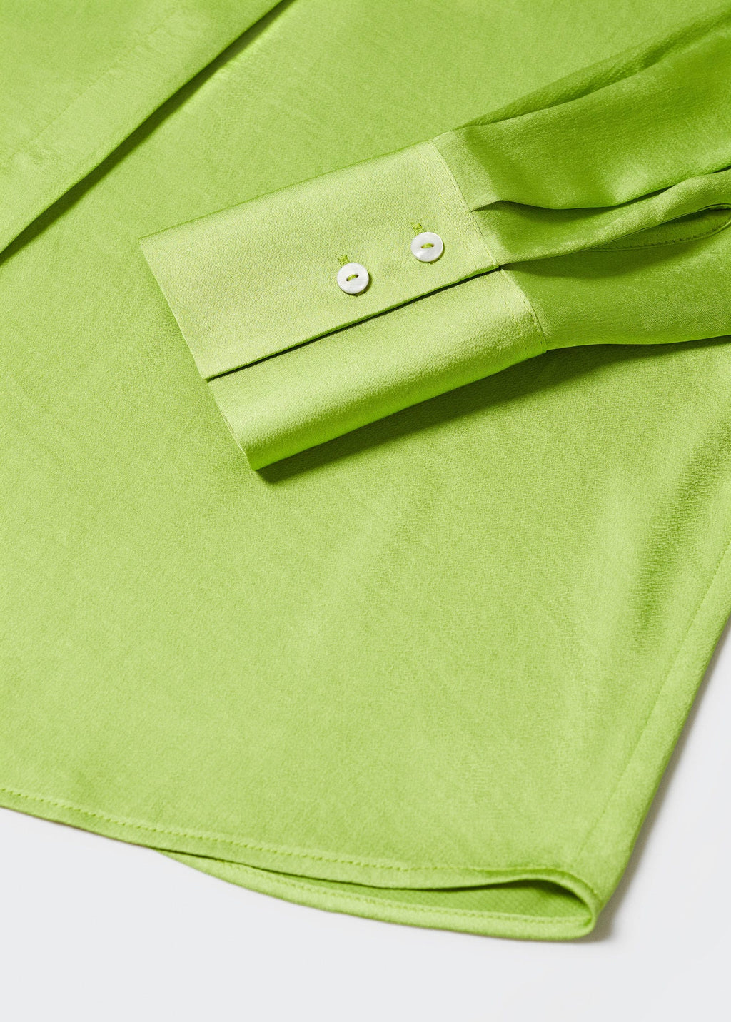 Camisa fluida satinada
