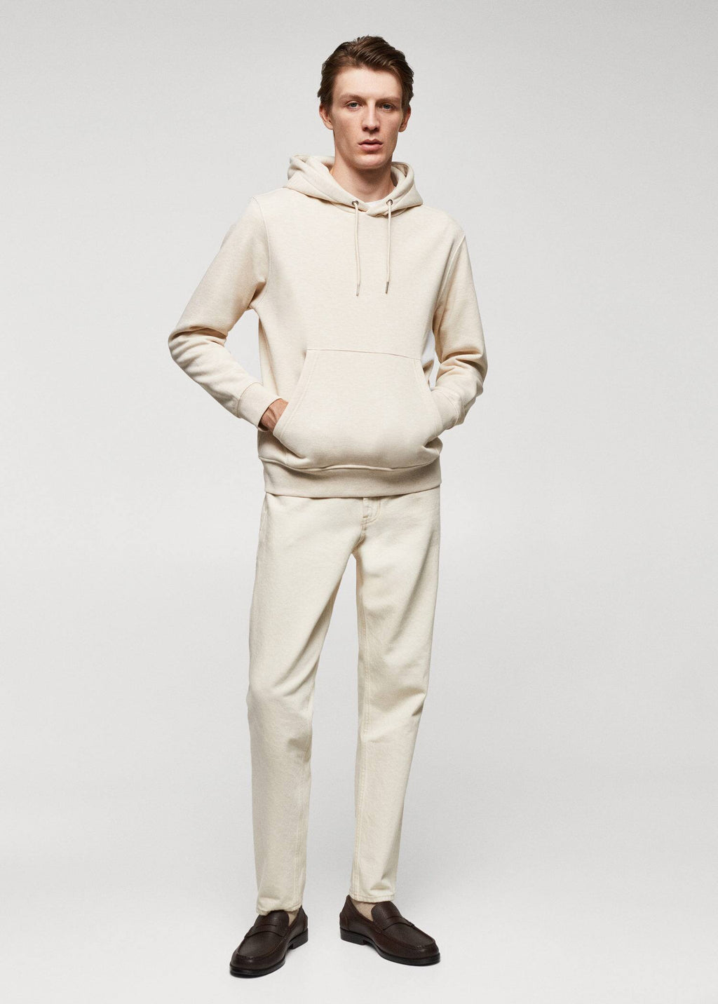 Sudadera algodón canguro capucha