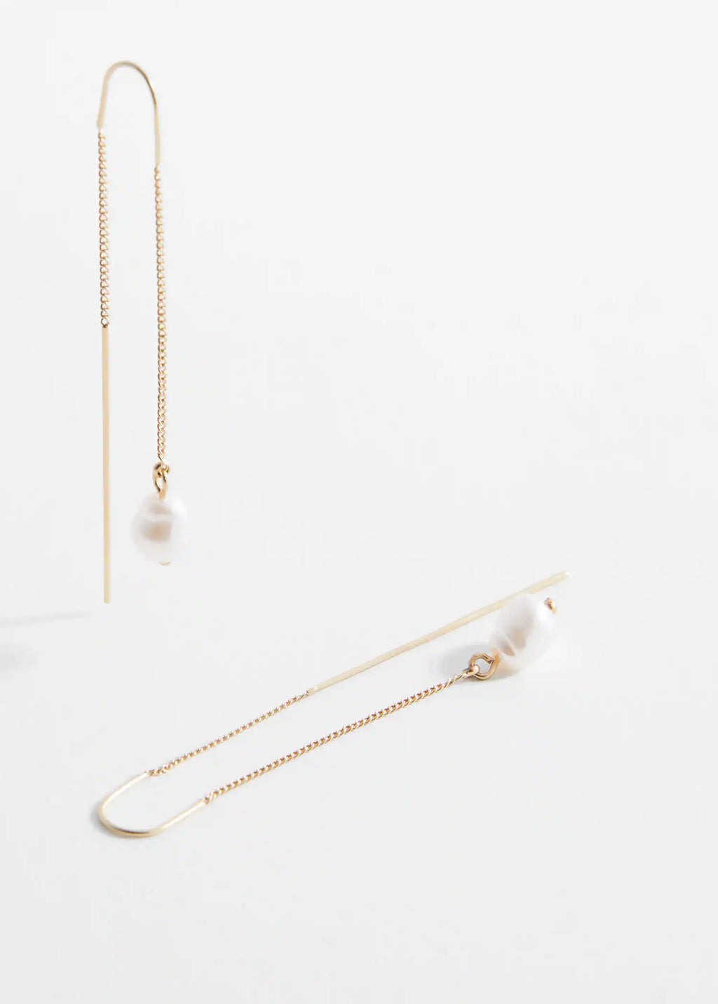 Pendientes hilo perla