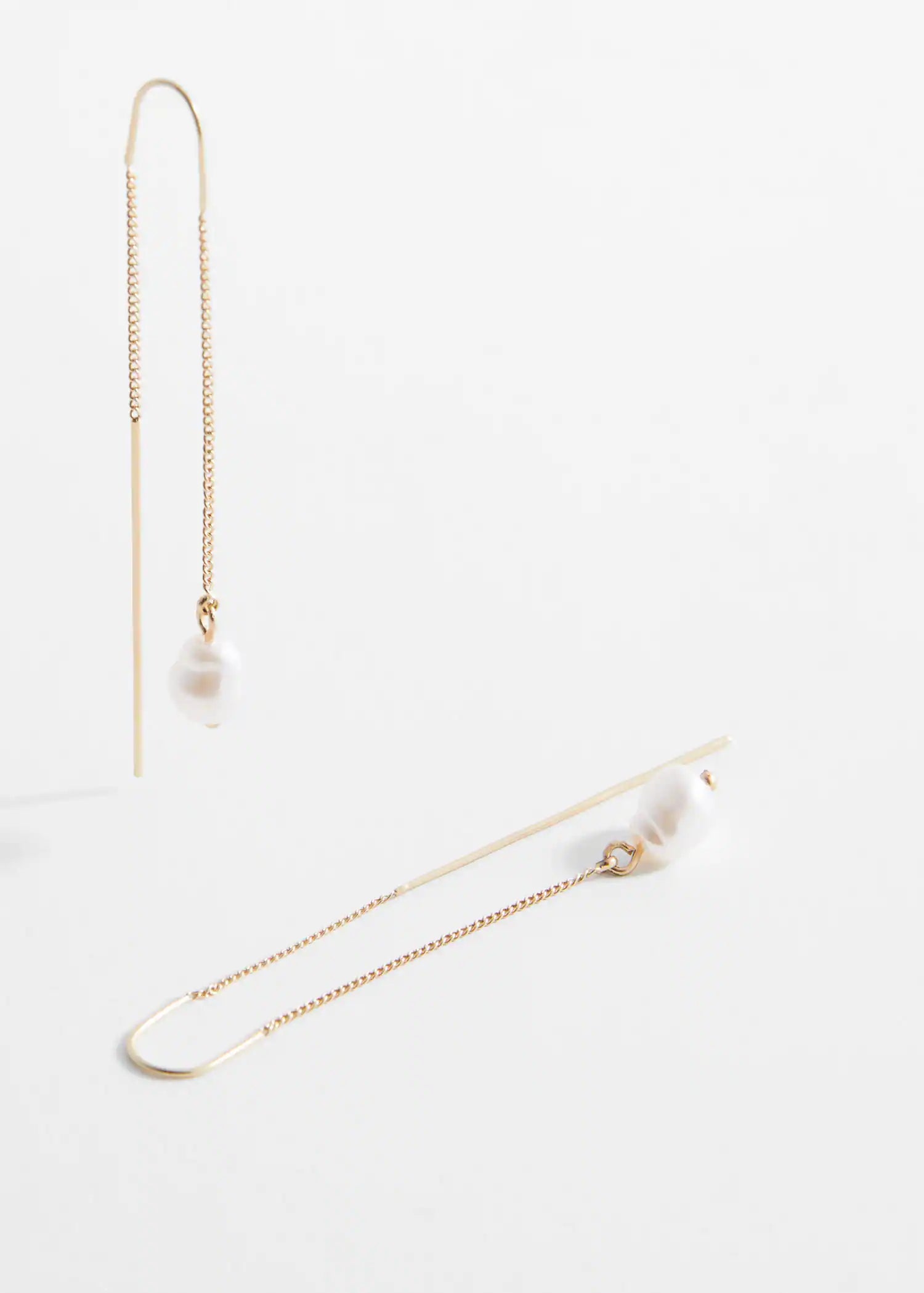 Pendientes hilo perla