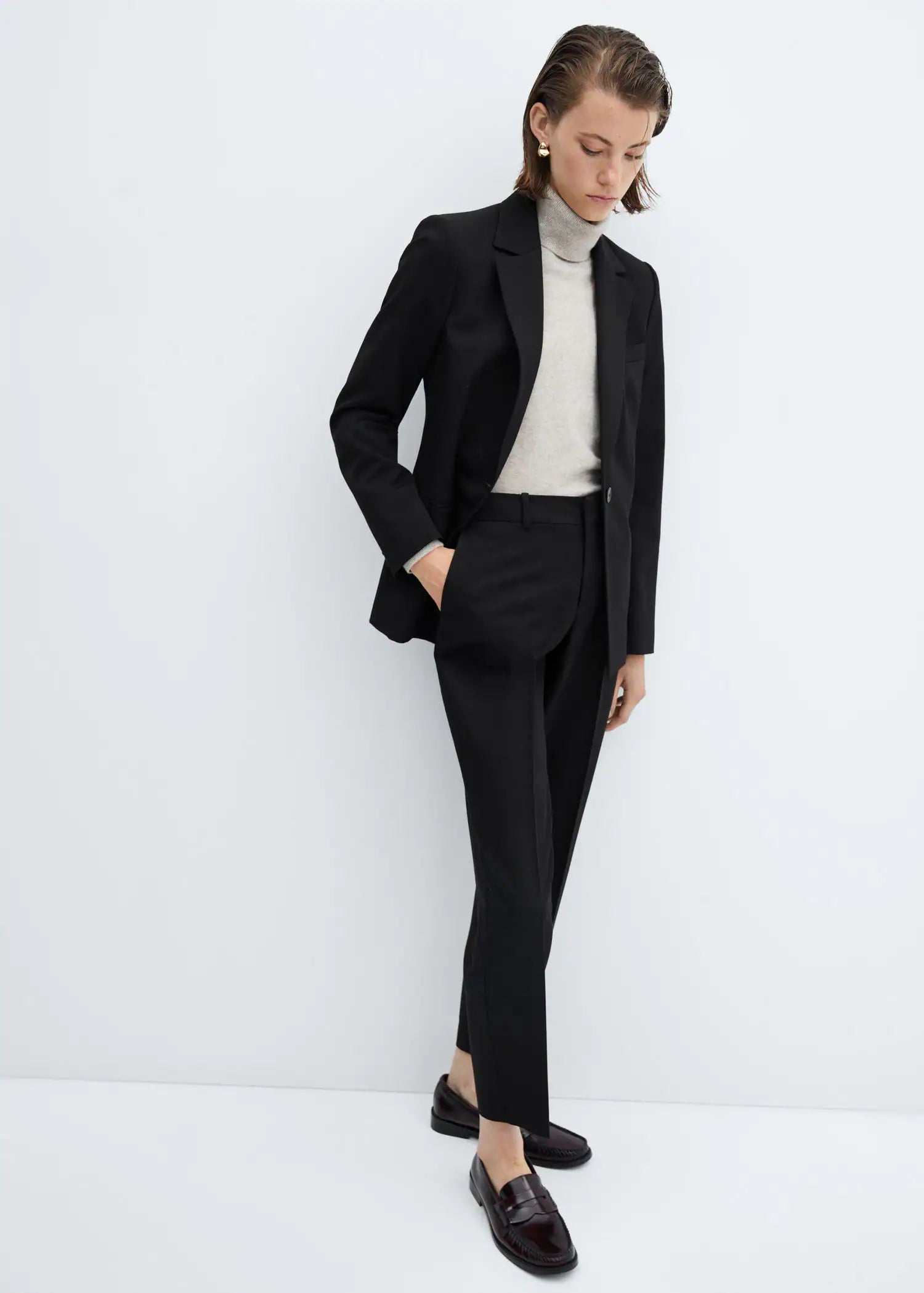 Pantalón recto traje