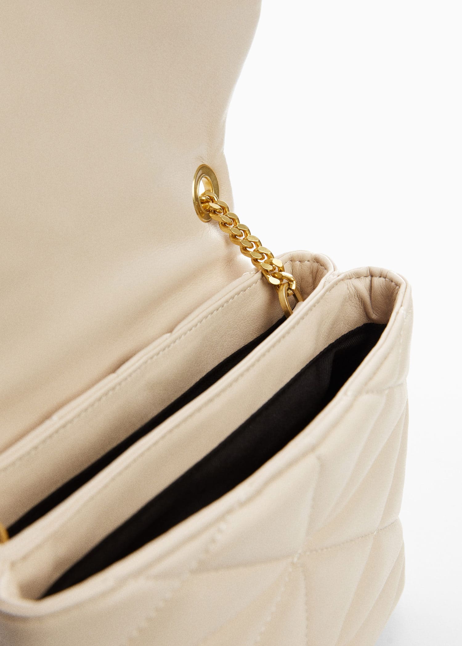 Bolso acolchado solapa