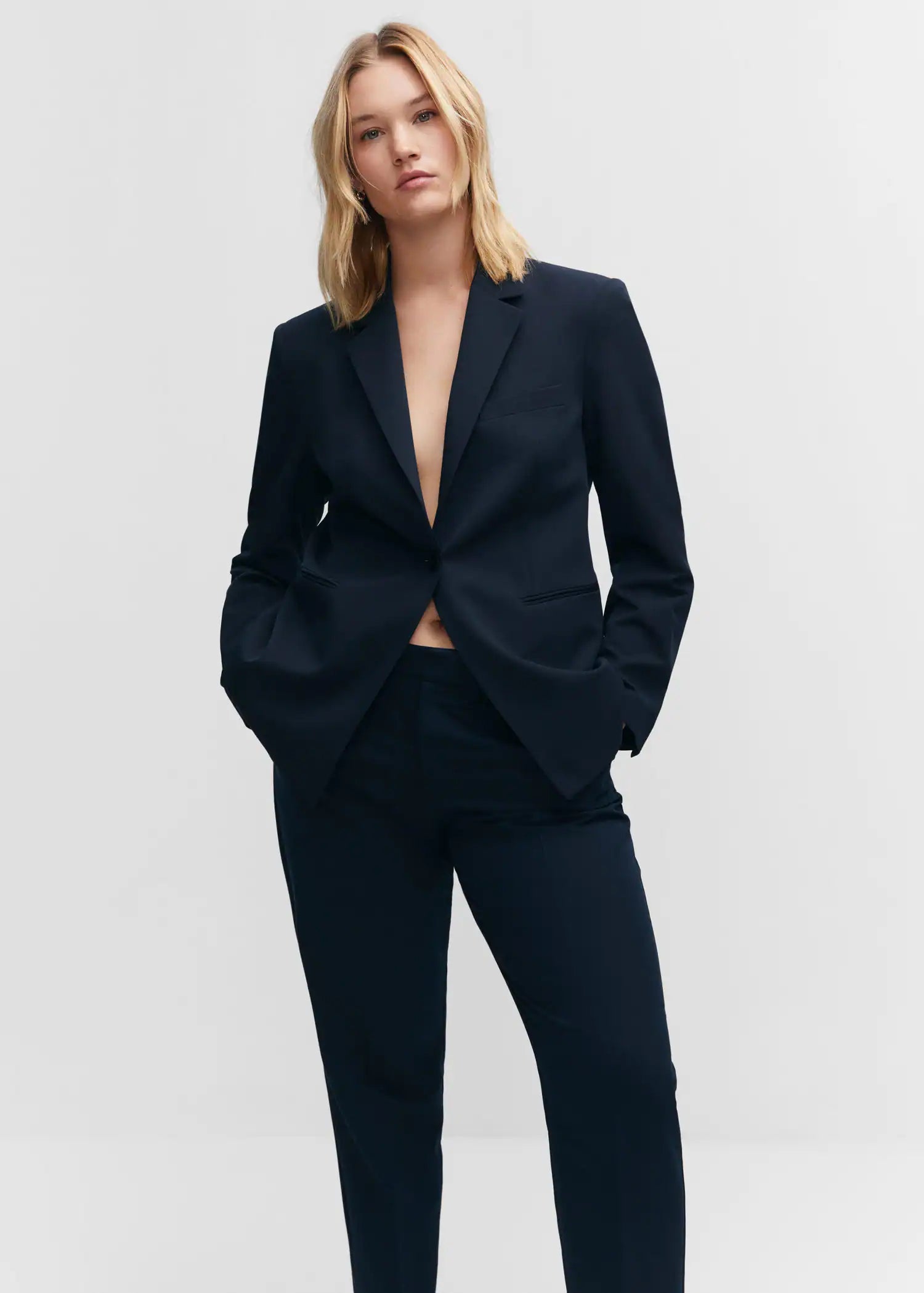 Pantalón recto traje