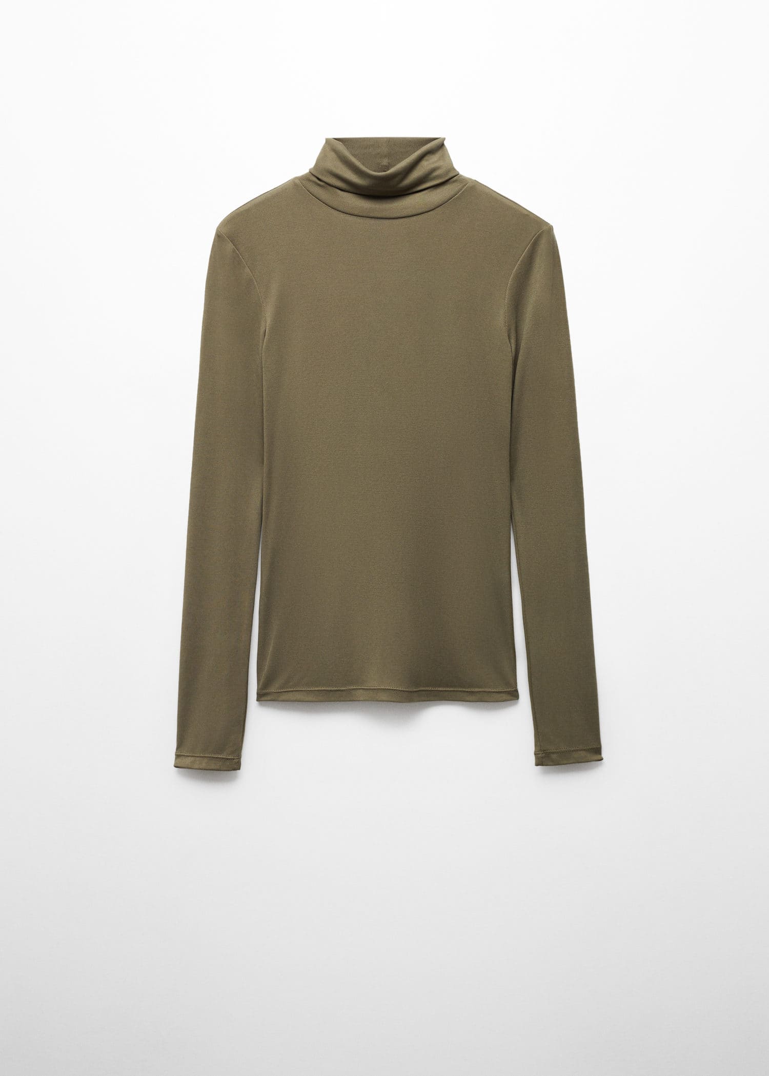 Camiseta modal cuello vuelto