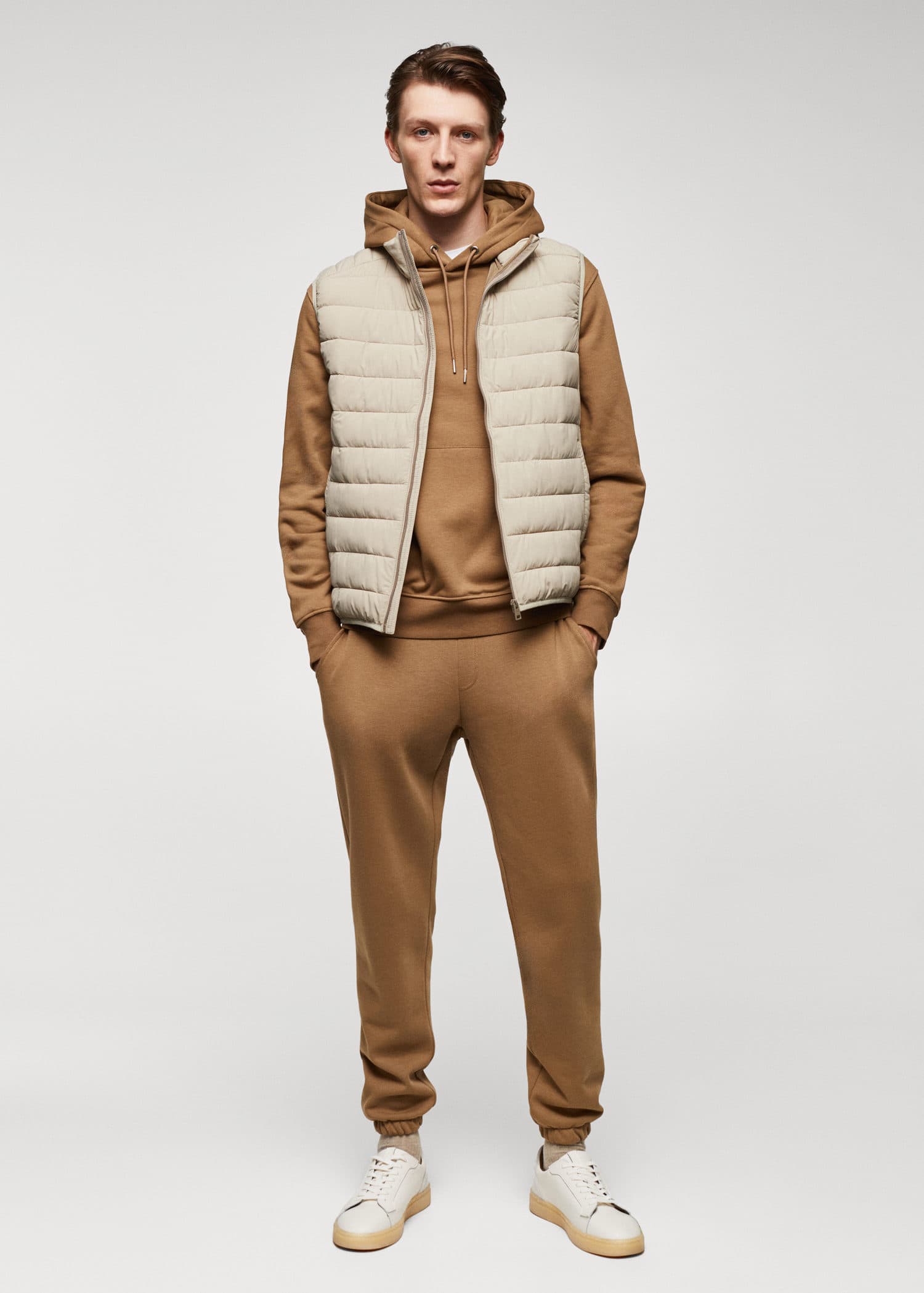 Sudadera algodón canguro capucha