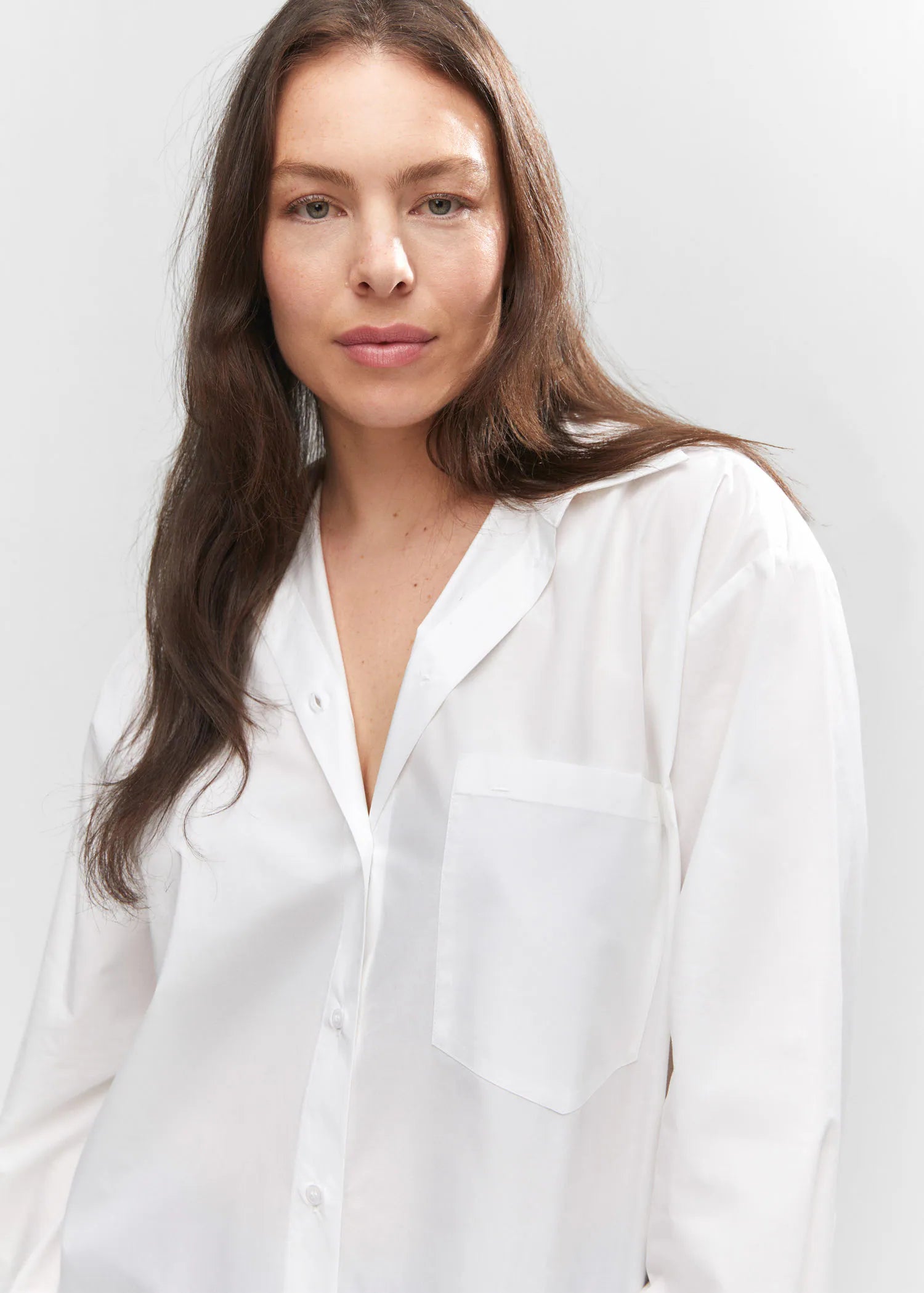 Camisa oversize bolsillo