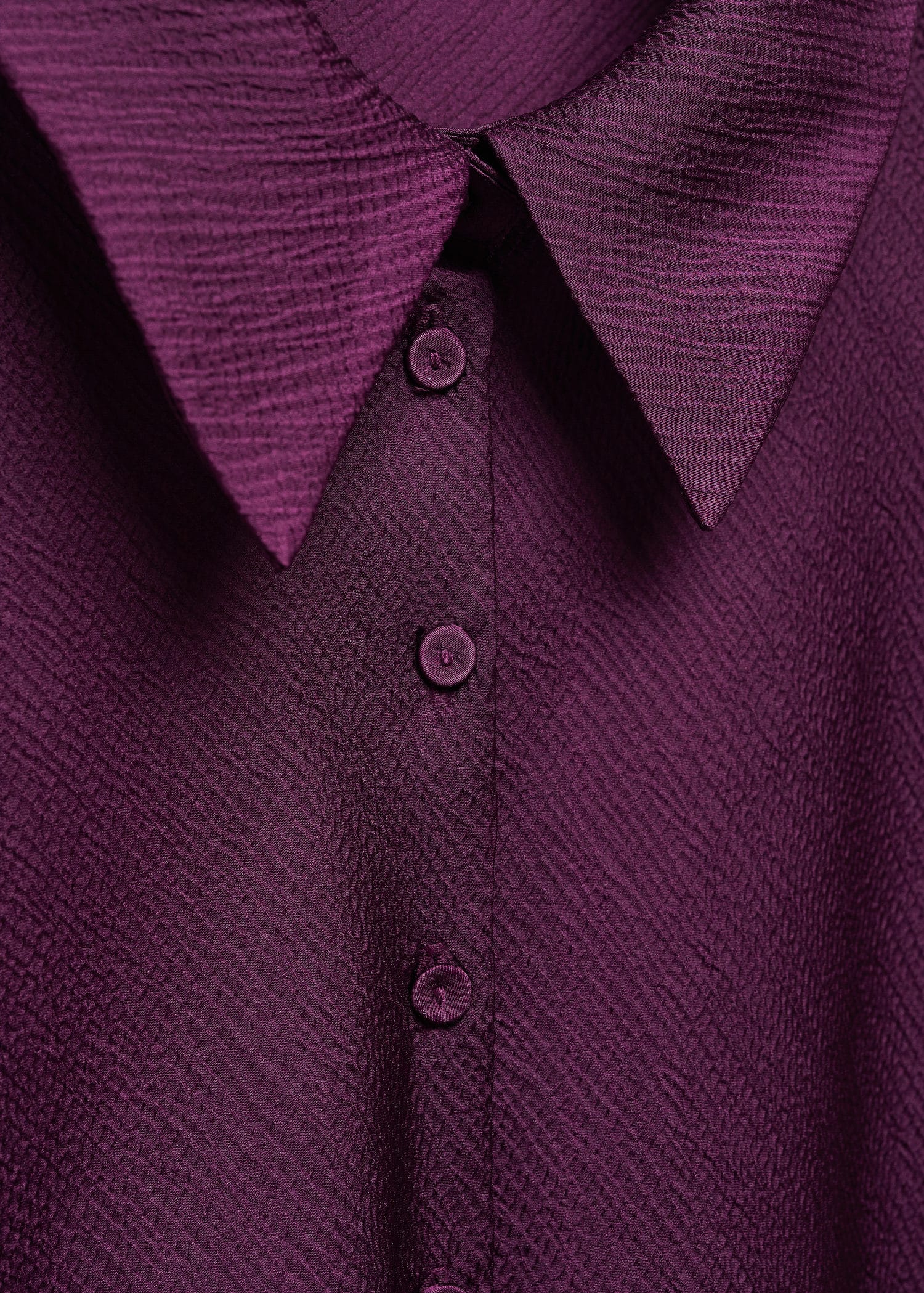 Camisa textura satinada