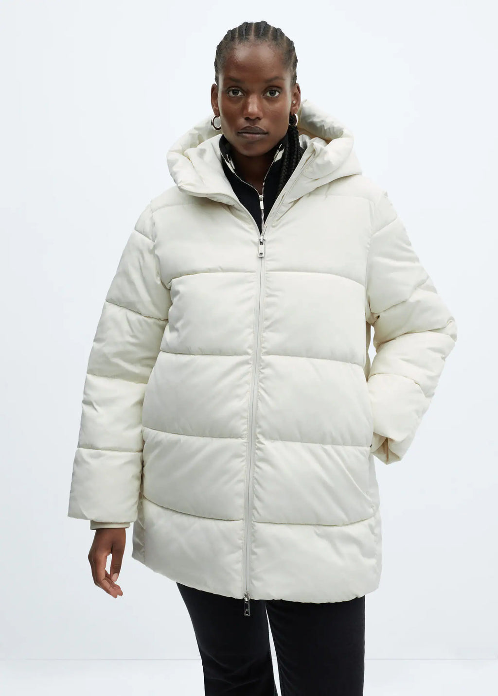 Anorak acolchado capucha