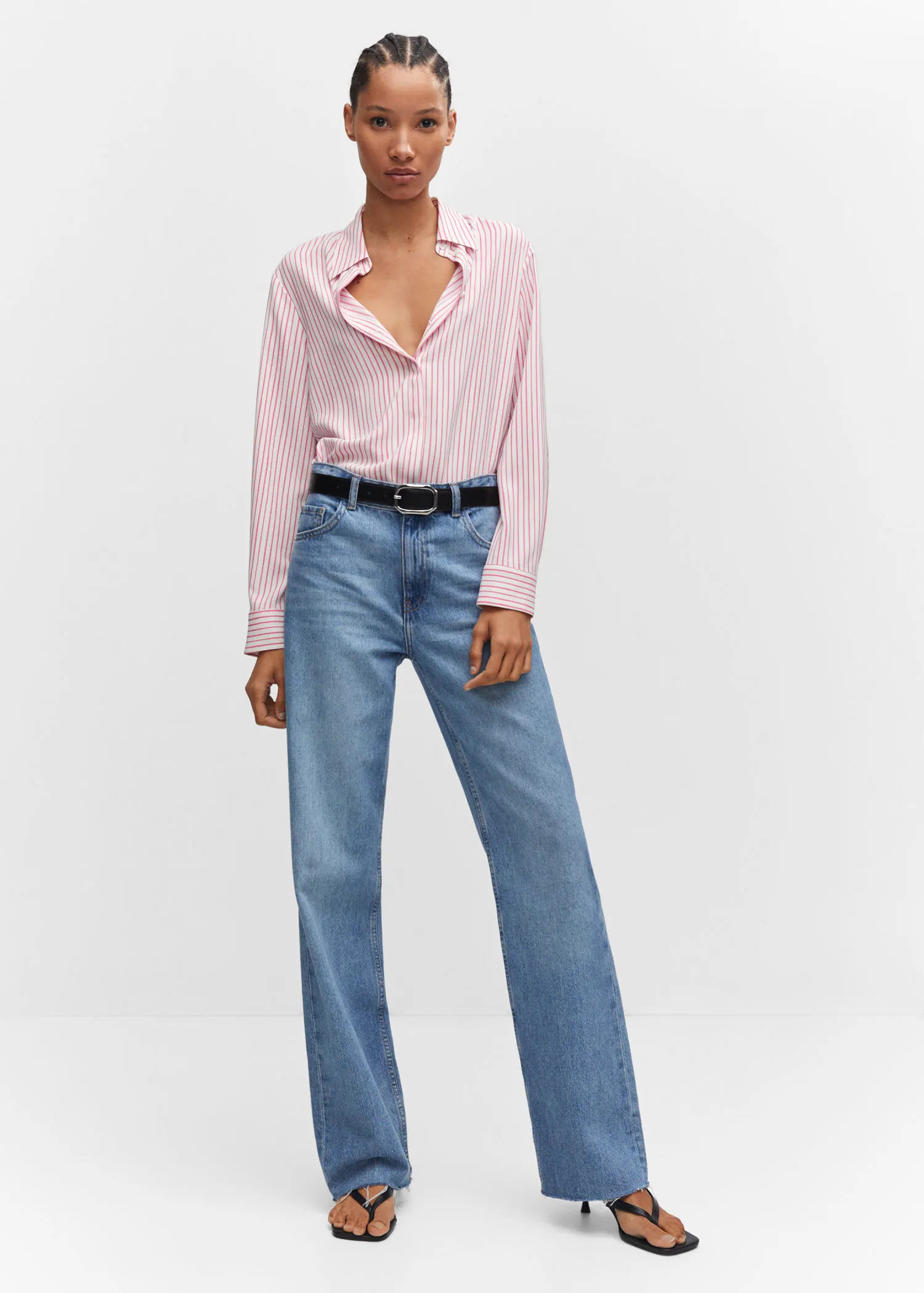 Camisa fluida botones