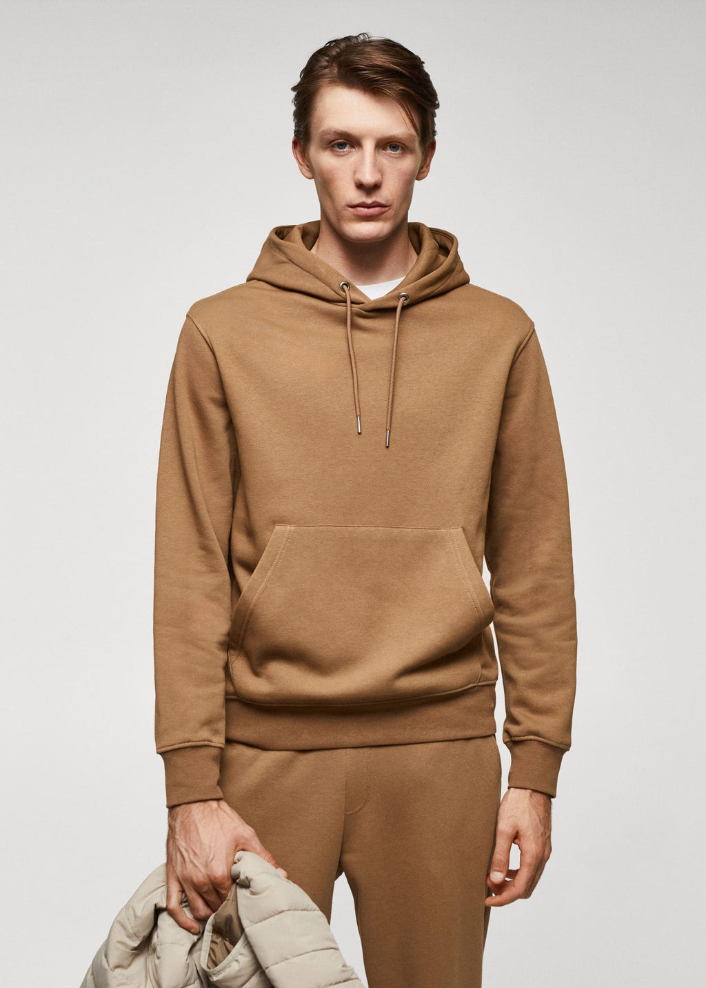 Sudadera algodón canguro capucha