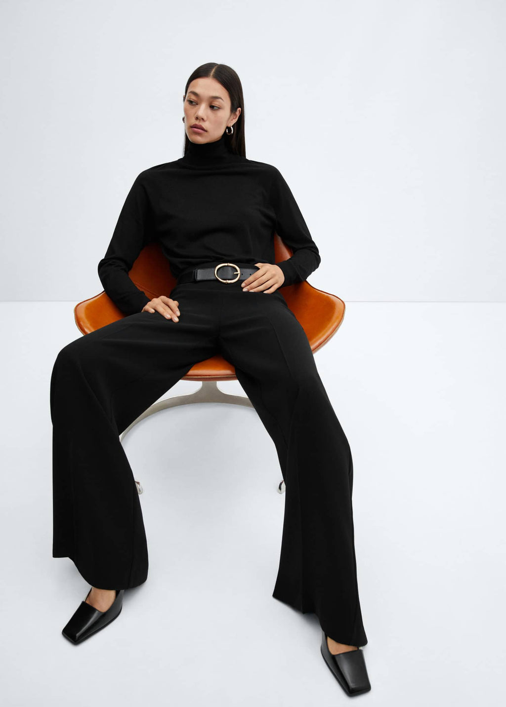 Pantalón palazzo tiro alto