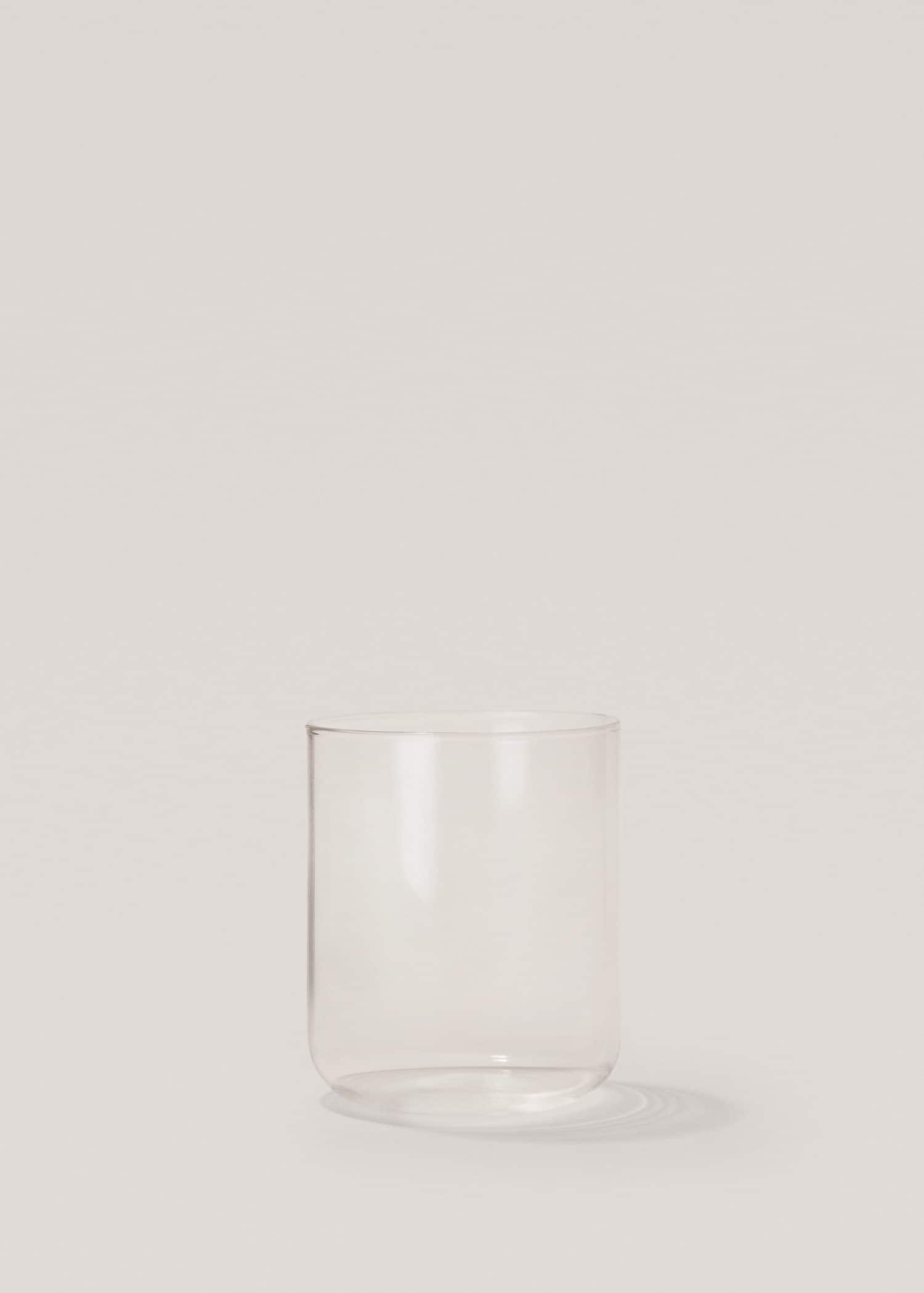 Vaso 100% vidrio de borosilicato