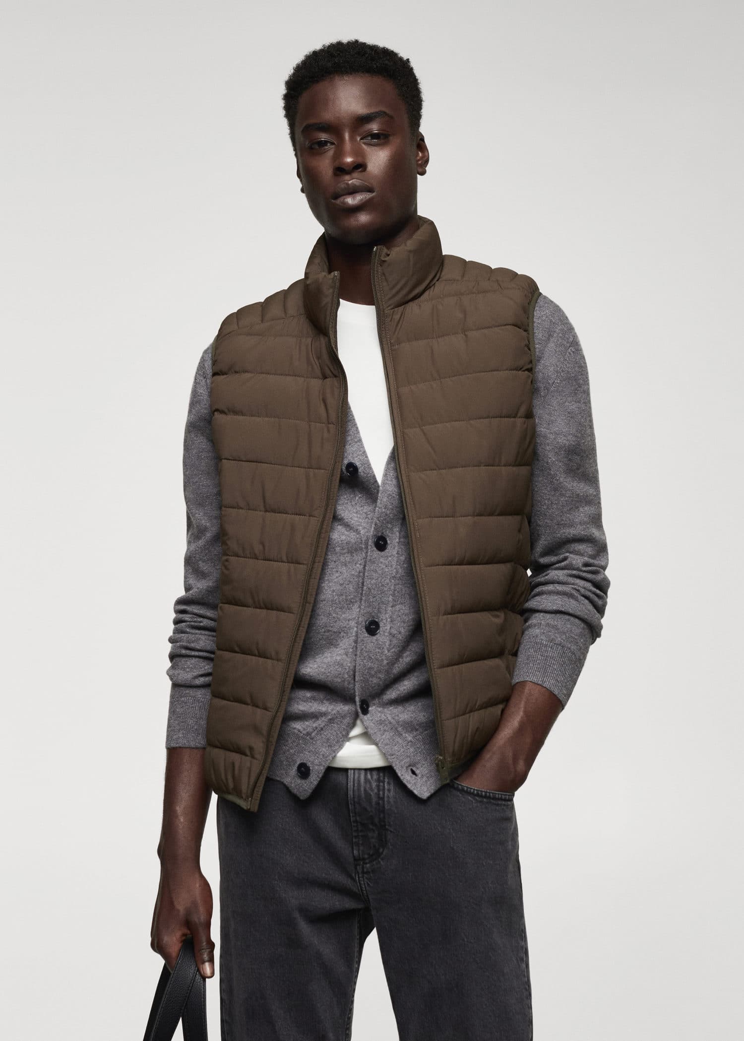 Chaleco acolchado ultra ligero water-repellent