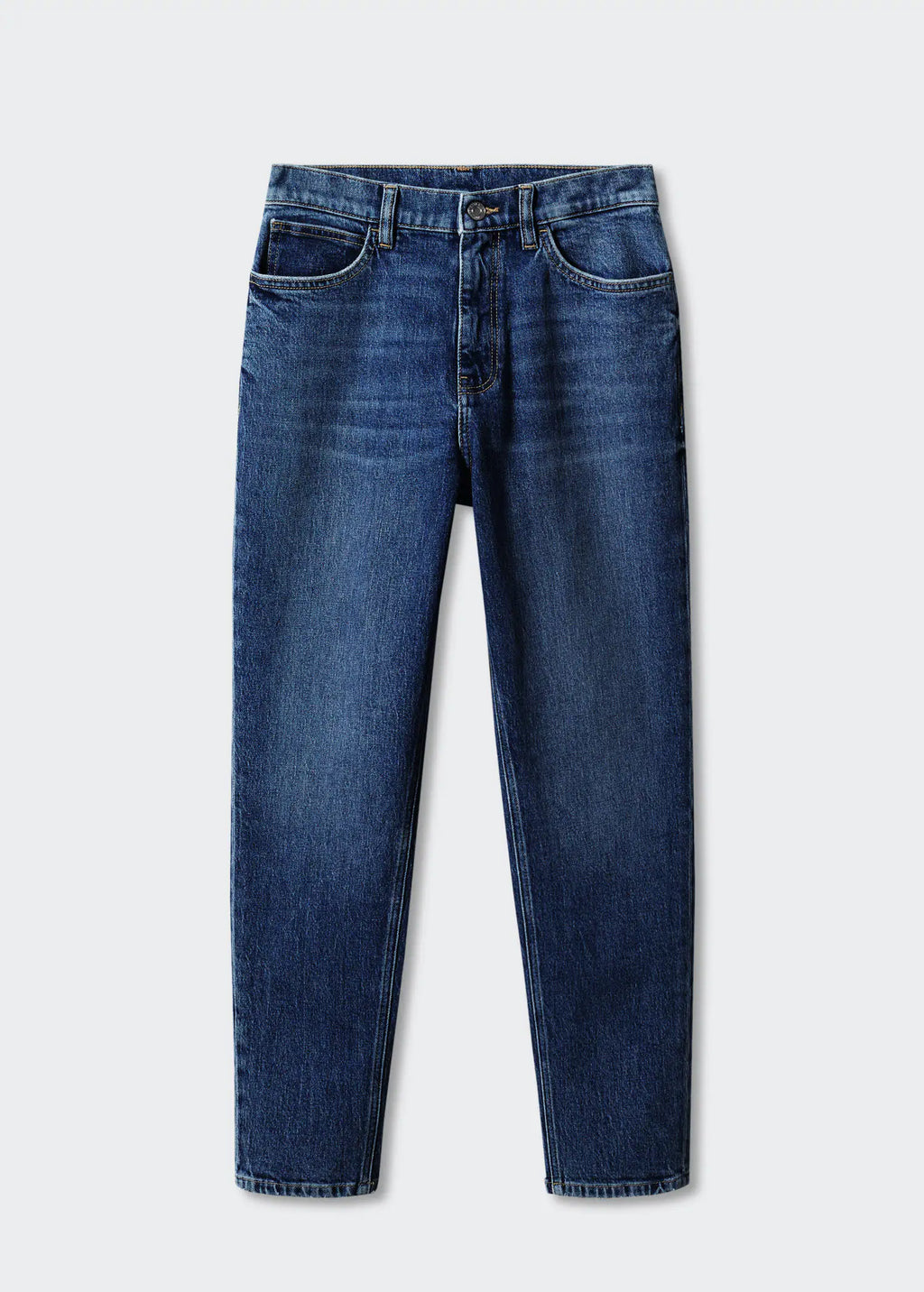 Jeans mom confort tiro alto