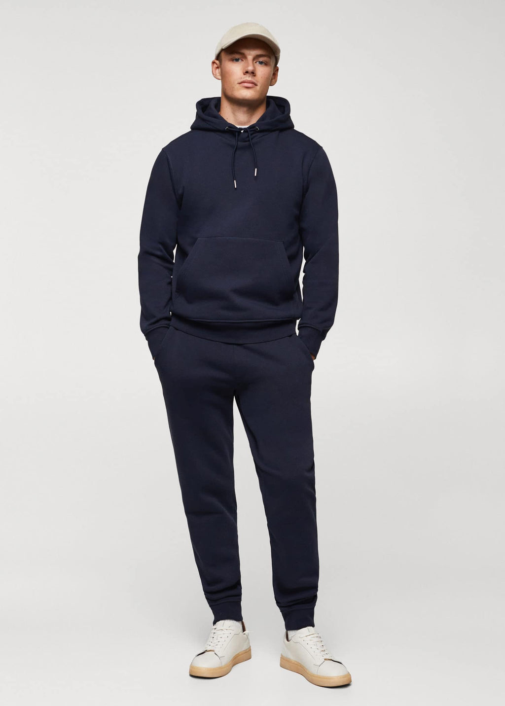 Sudadera algodón canguro capucha