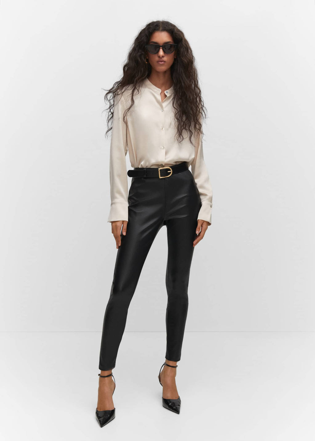 Leggings efecto piel