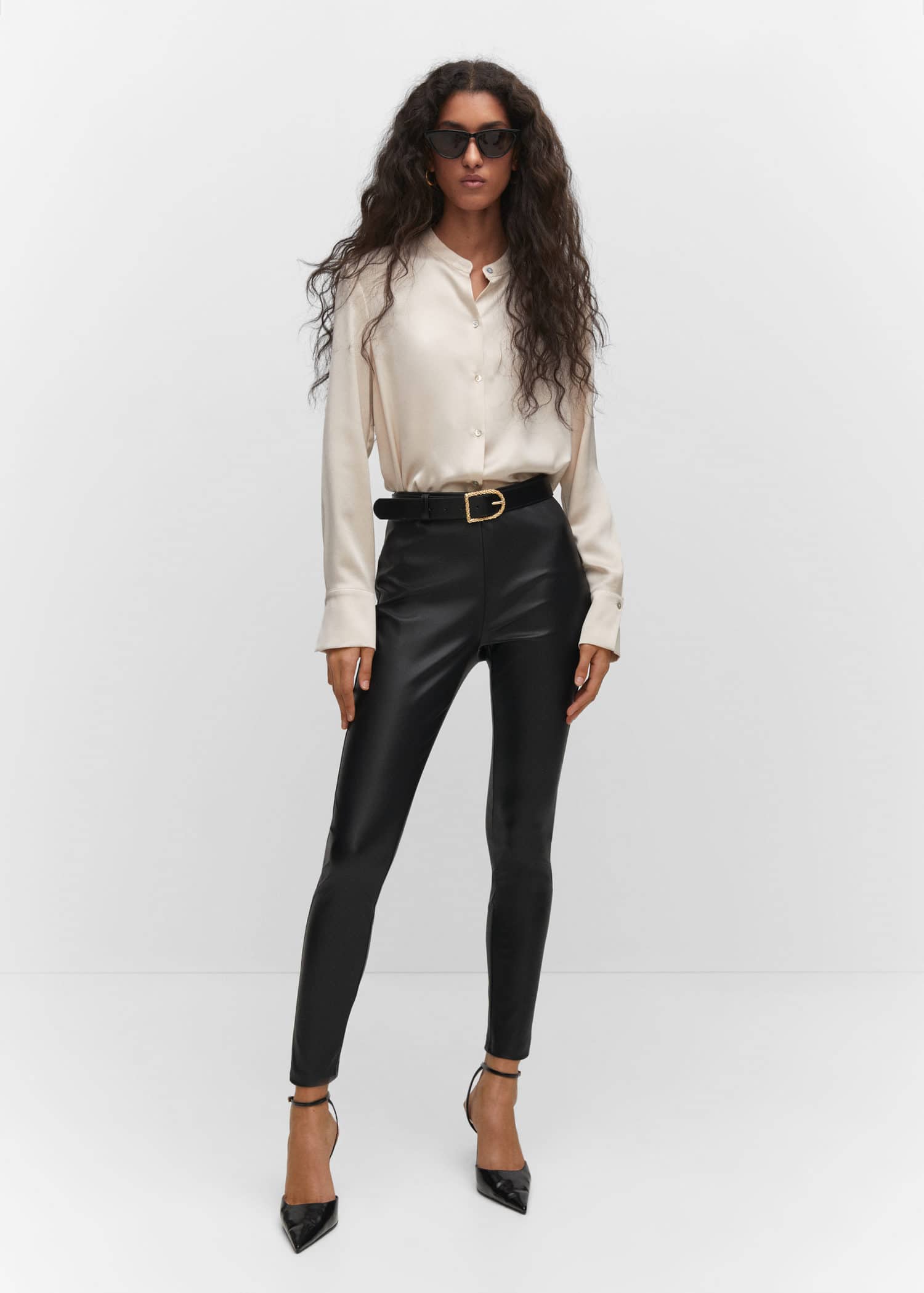 Leggings efecto piel