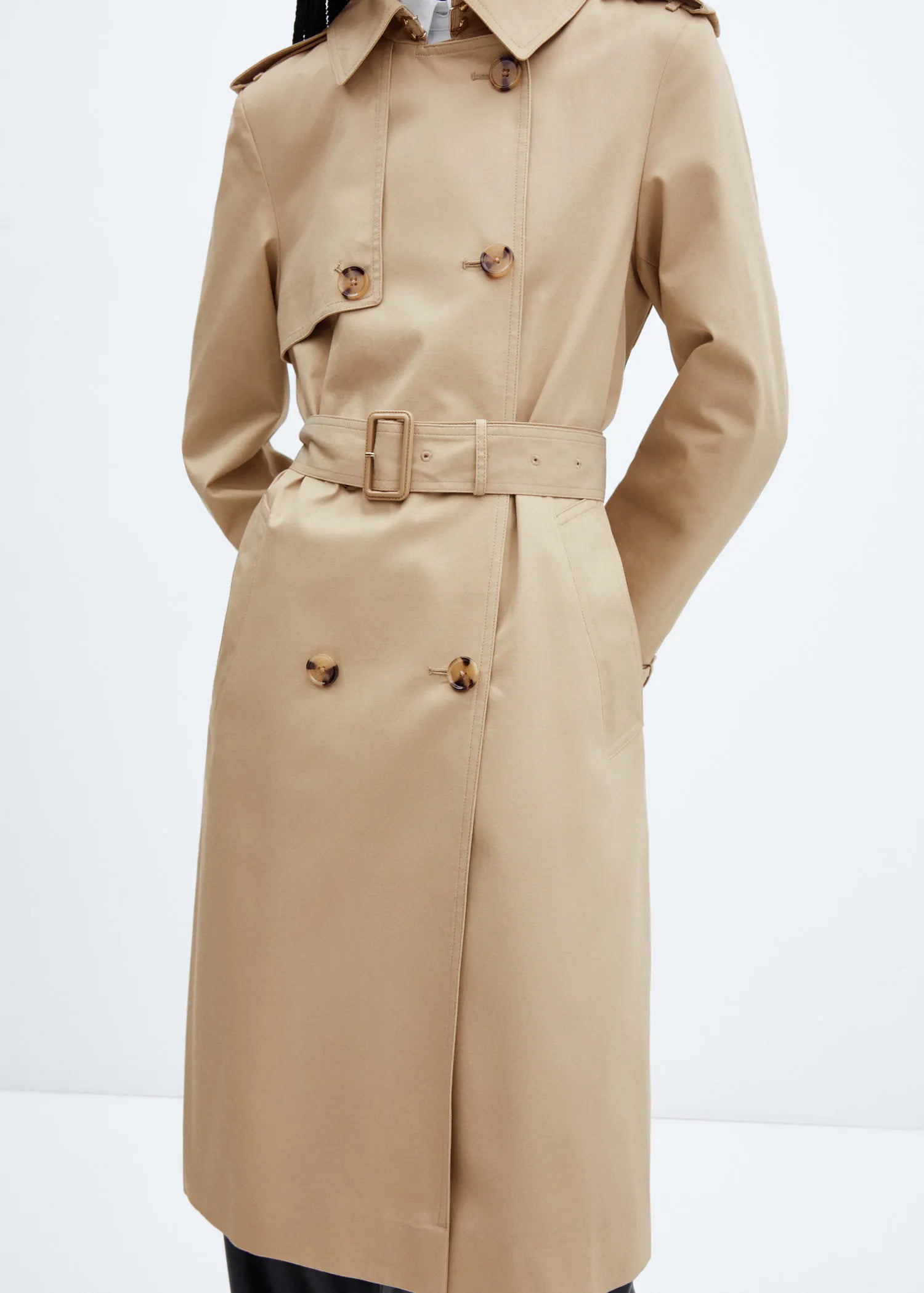 Trench clásico cinturón