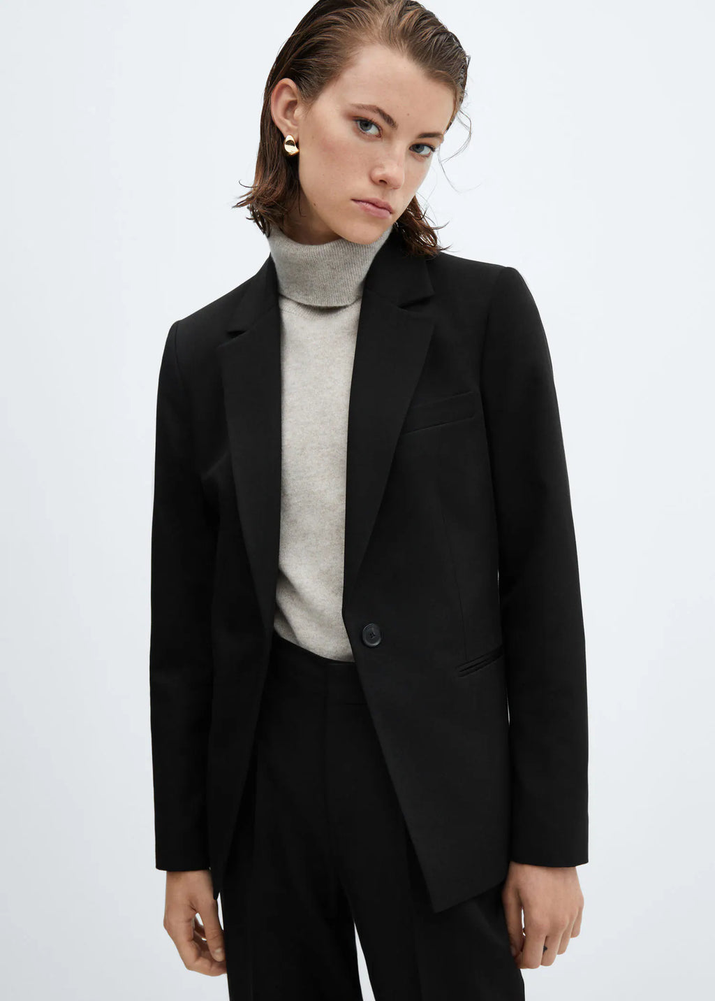 Americana traje entallada