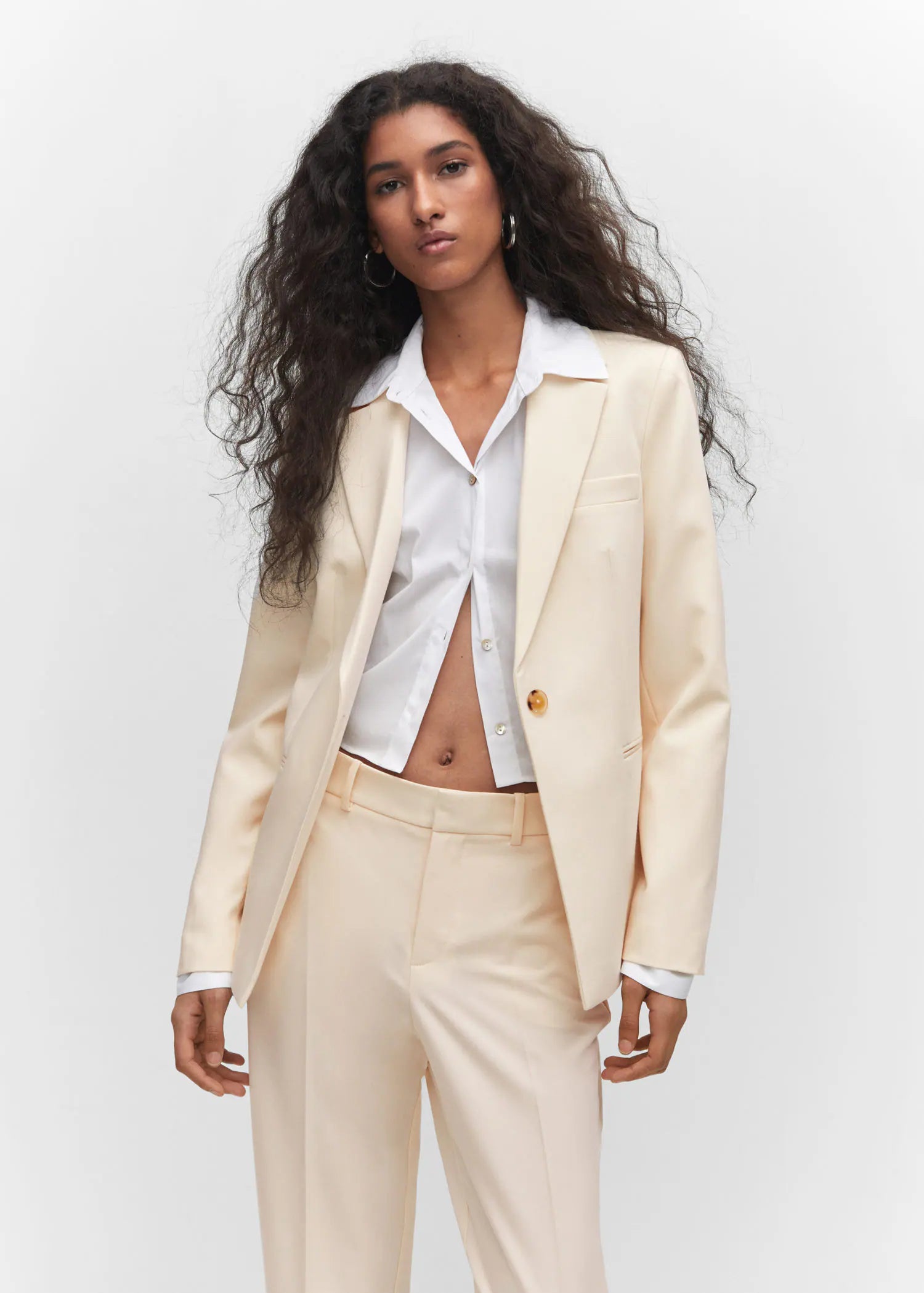 Pantalón recto traje