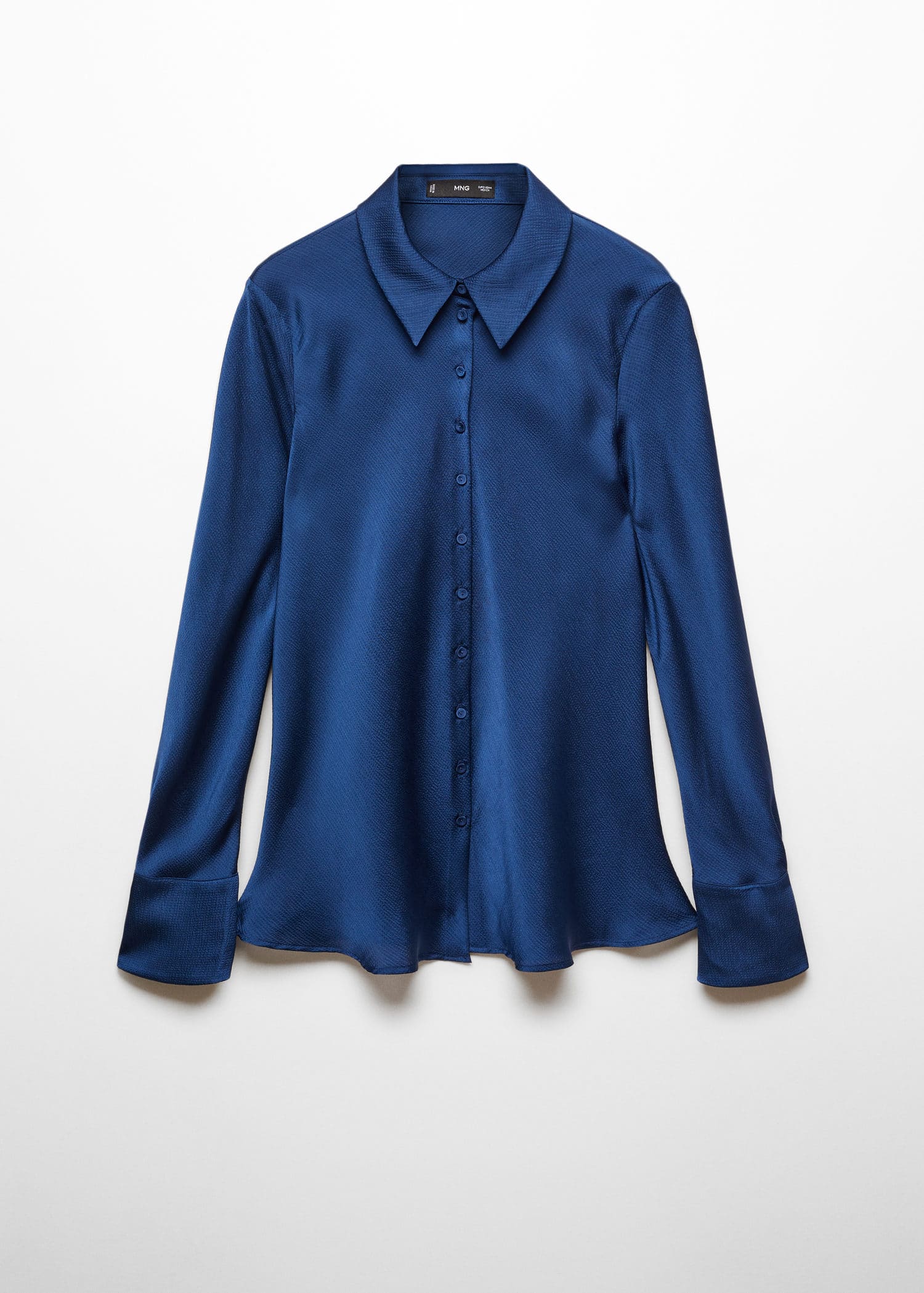 Camisa textura satinada