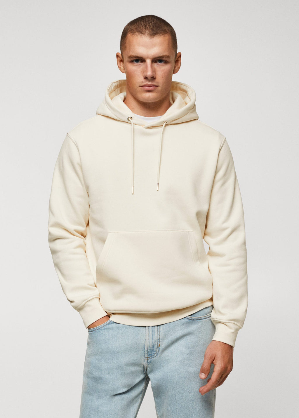 Sudadera algodón canguro capucha